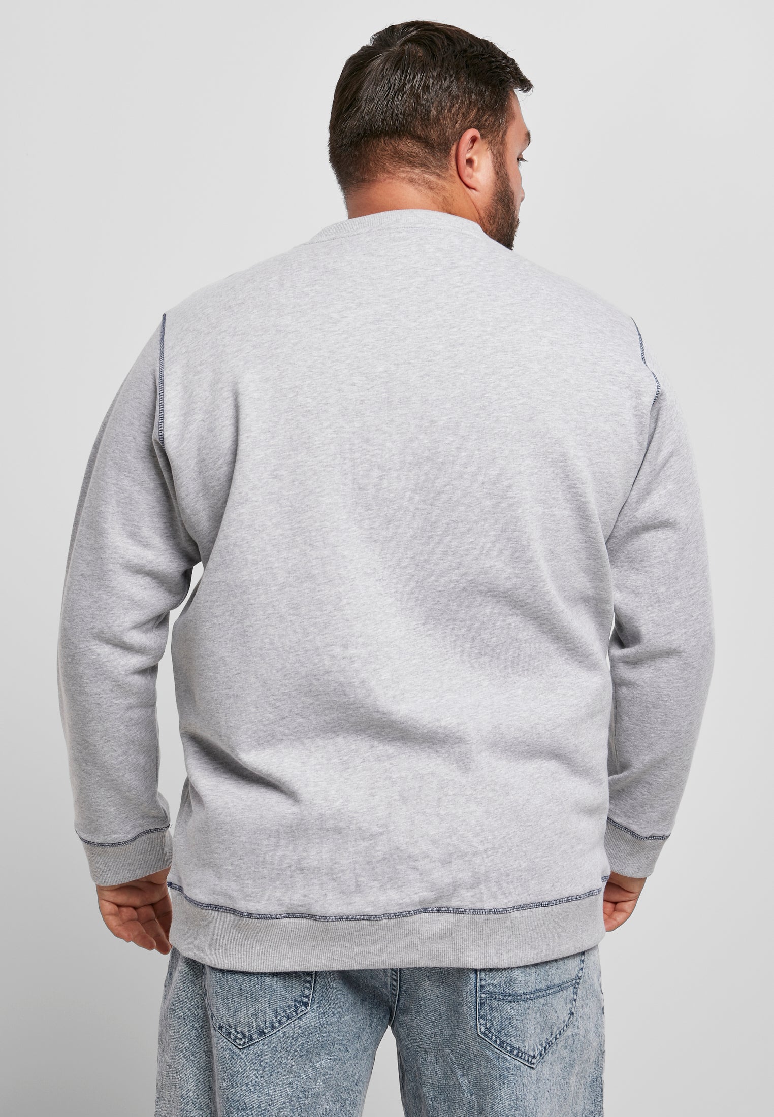 Bluza z kapturem UC Organic Contrast Flatlock Stitched Crew