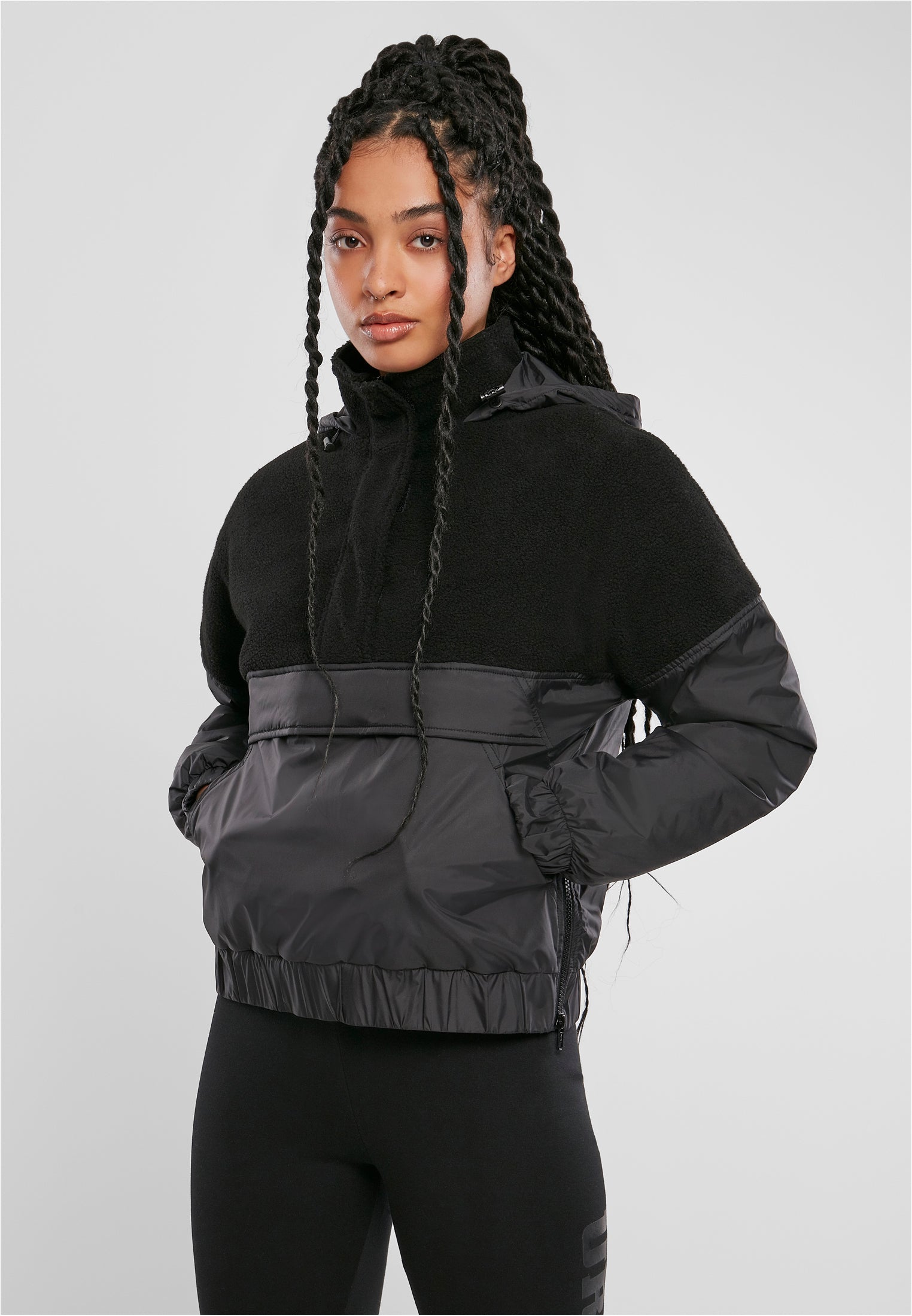 UC Sherpa Mix Pull Over Jacket