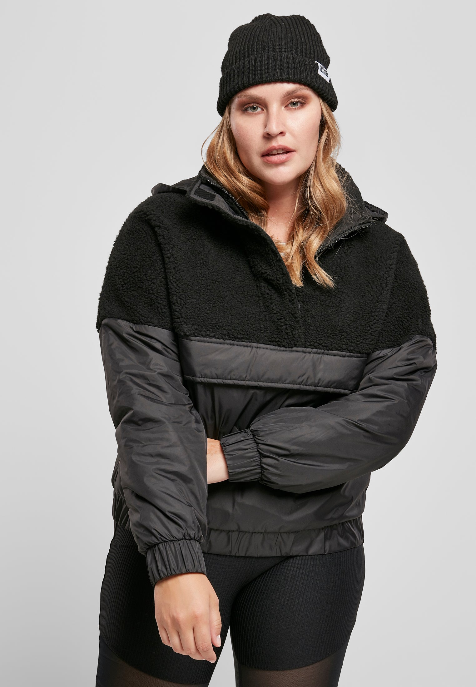 UC Sherpa Mix Pull Over Jacket
