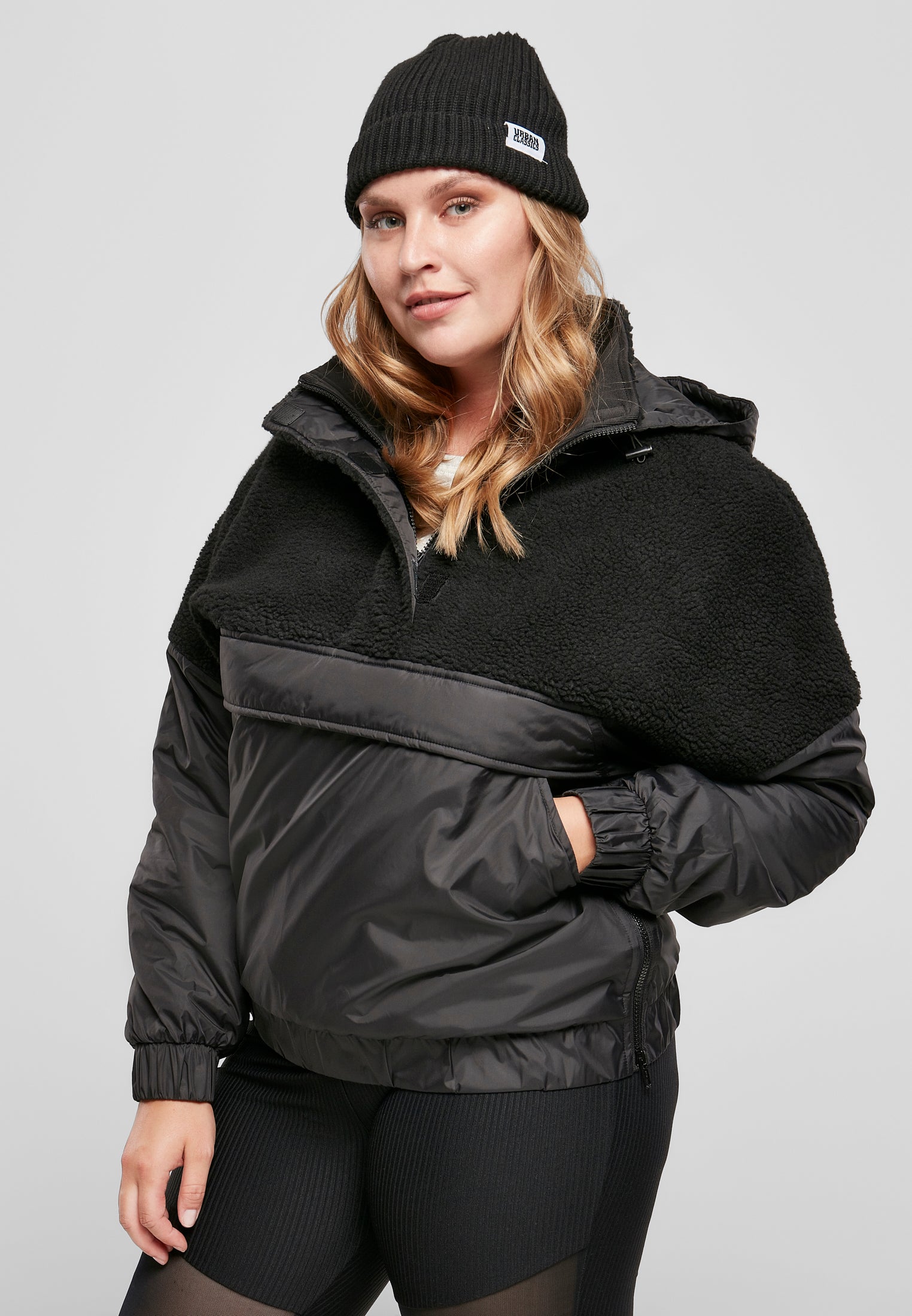 UC Sherpa Mix Pull Over Jacket