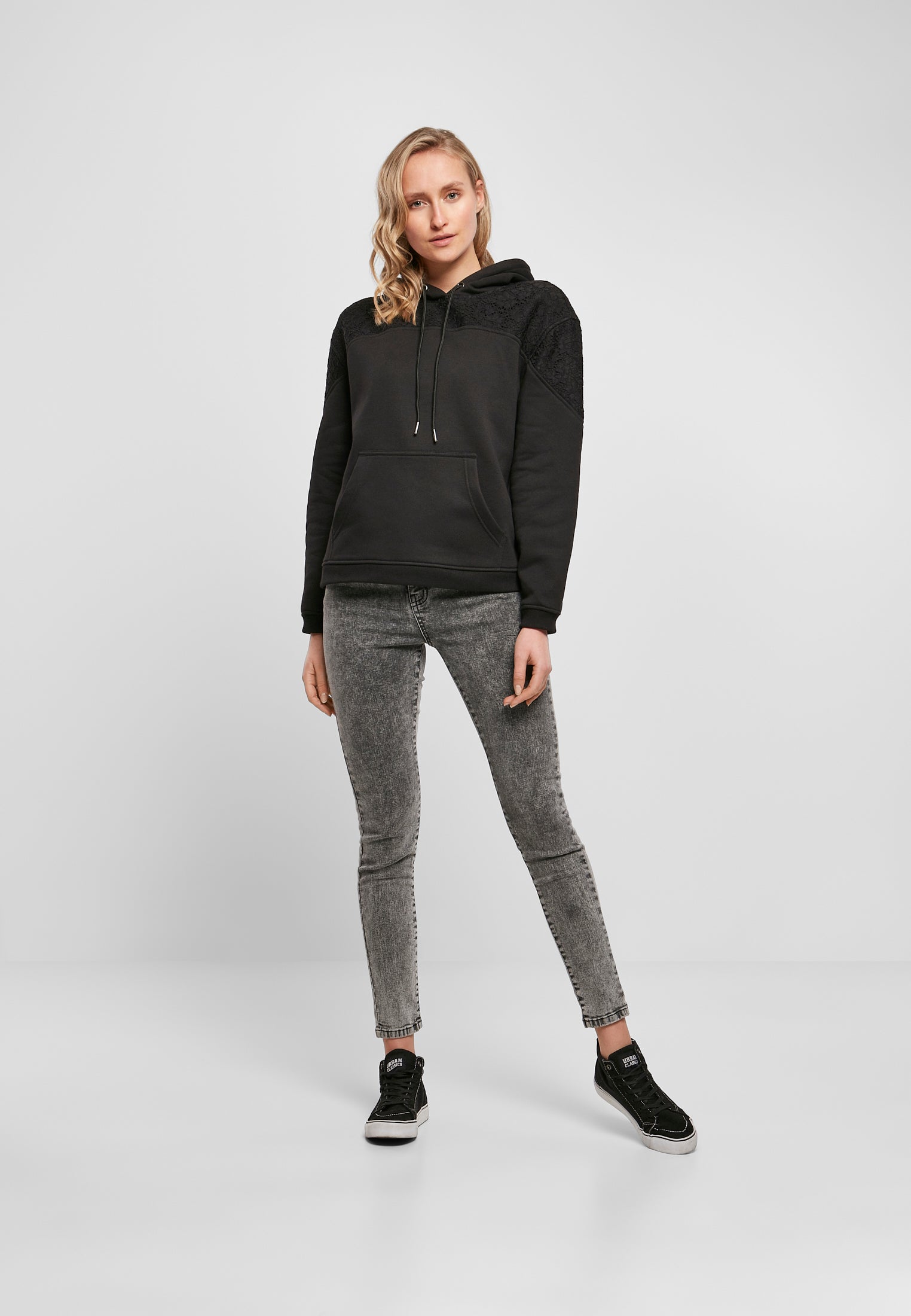 UC Lace Inset Hoody