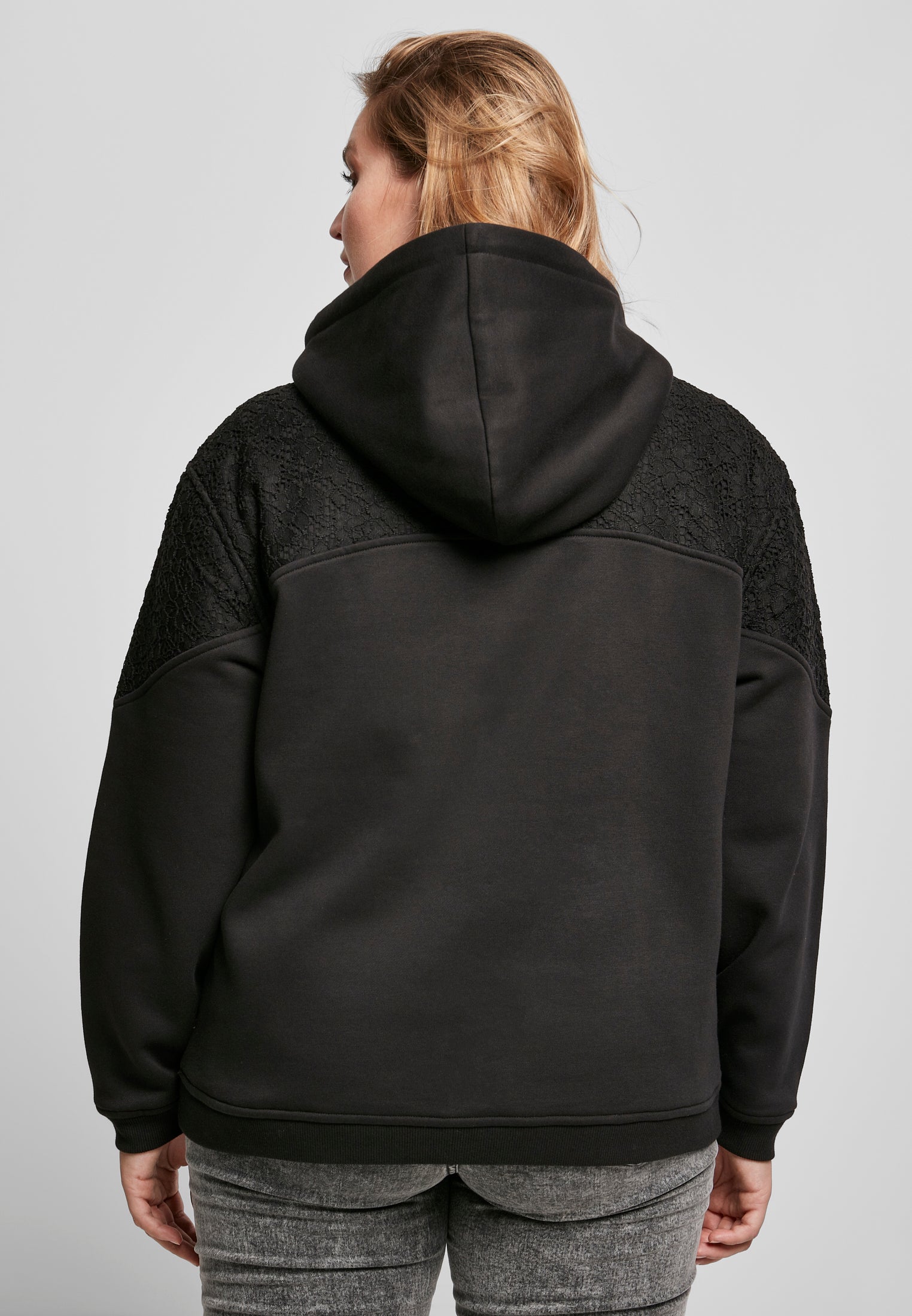 UC Lace Inset Hoody