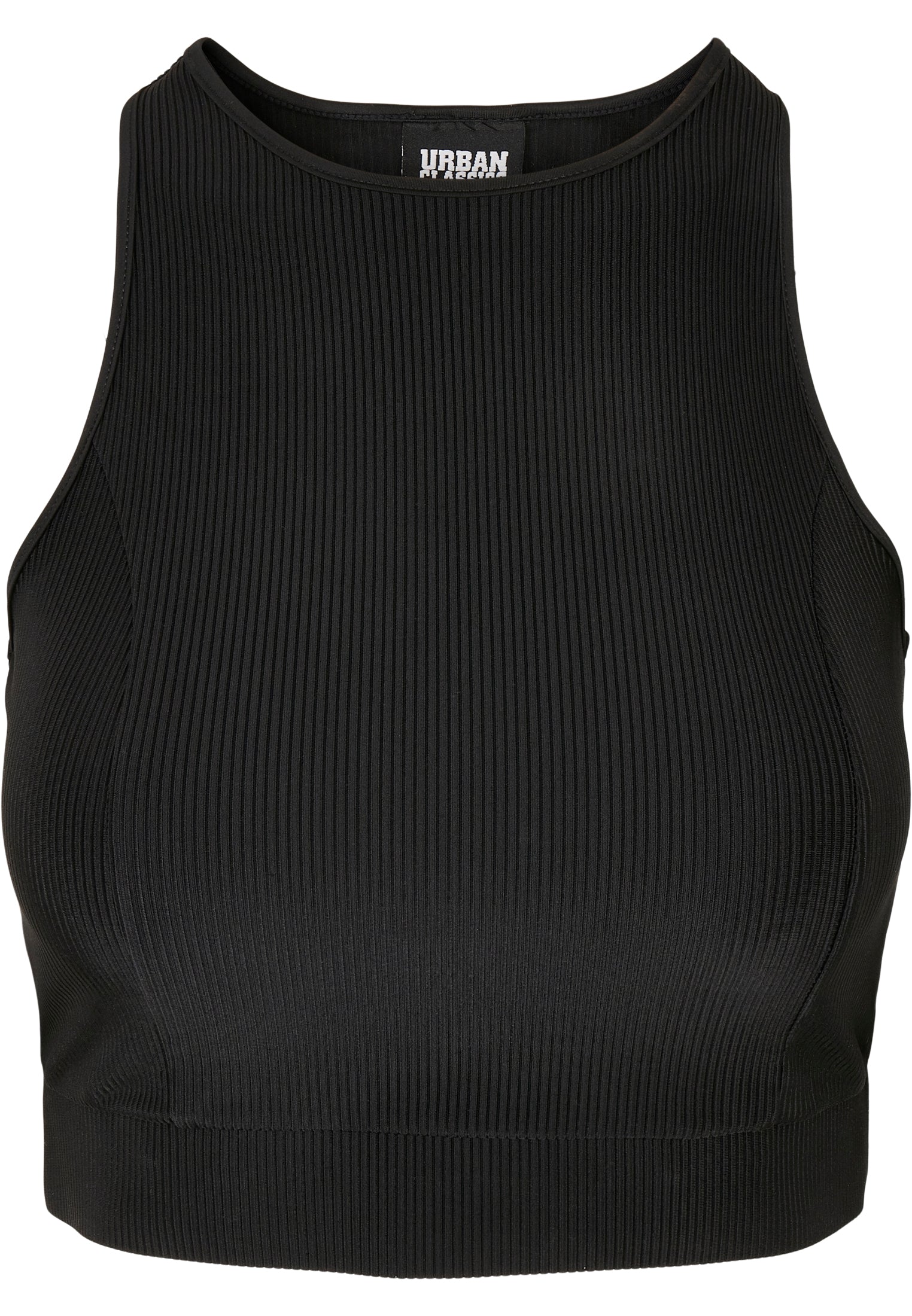 UC Cropped Shiny Rib Top