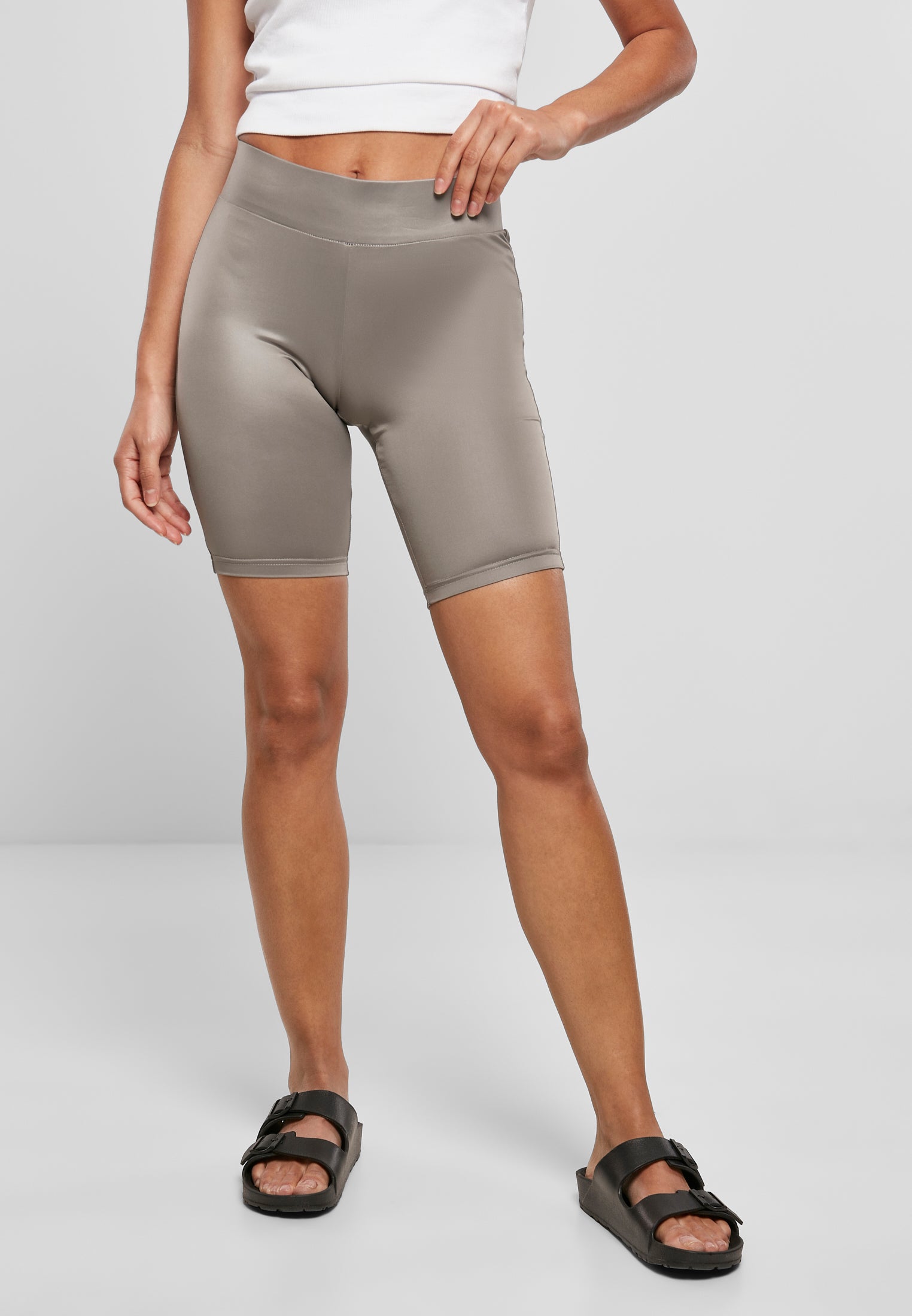 UC Synthetic Leather Cycle Shorts