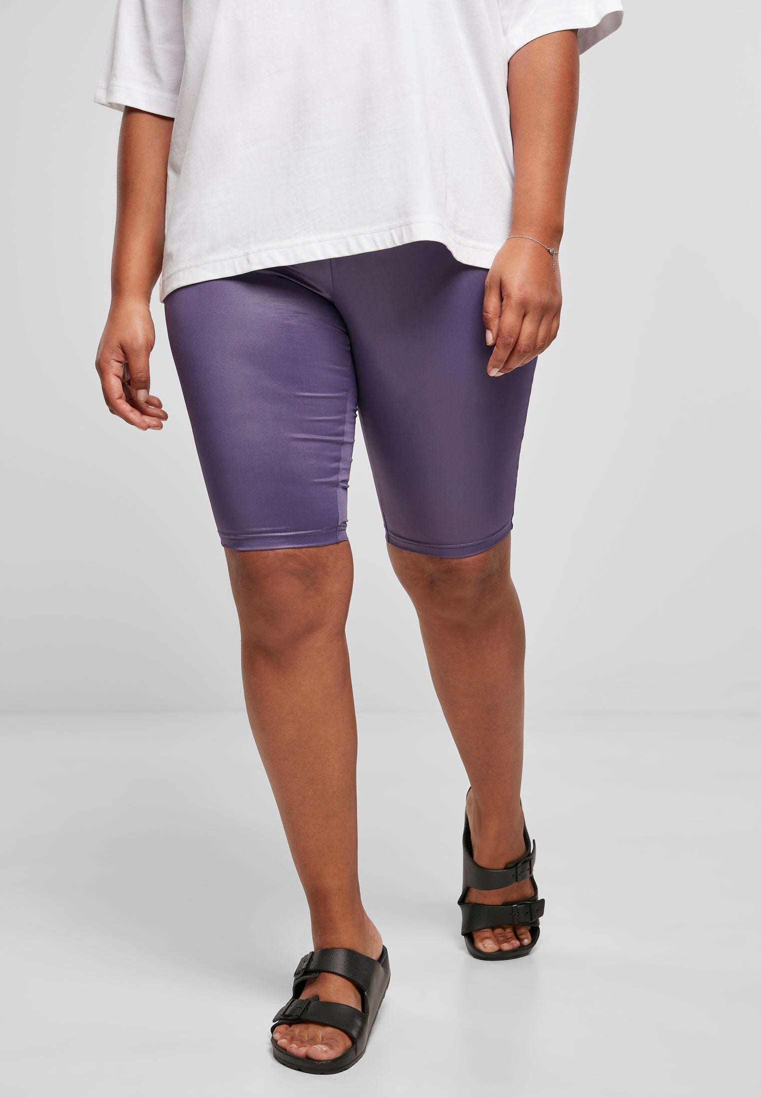 UC Synthetic Leather Cycle Shorts