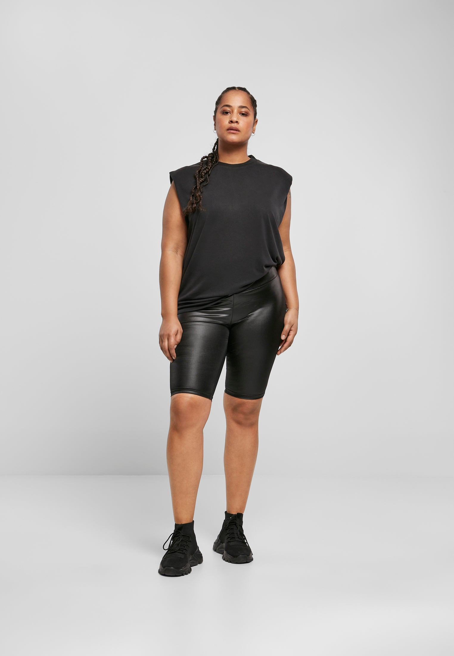 UC Synthetic Leather Cycle Shorts