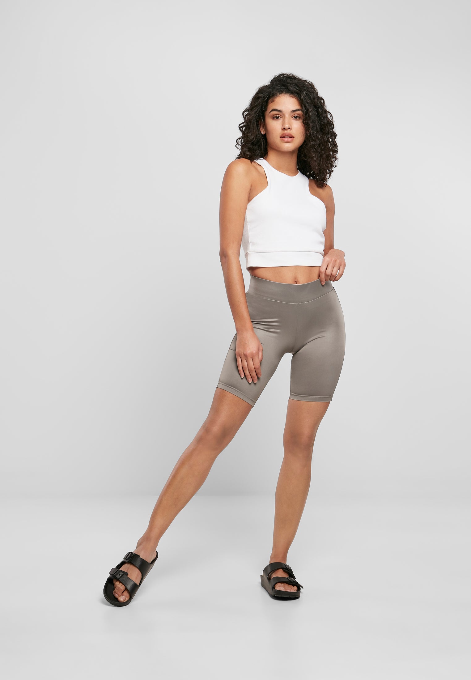 UC Synthetic Leather Cycle Shorts