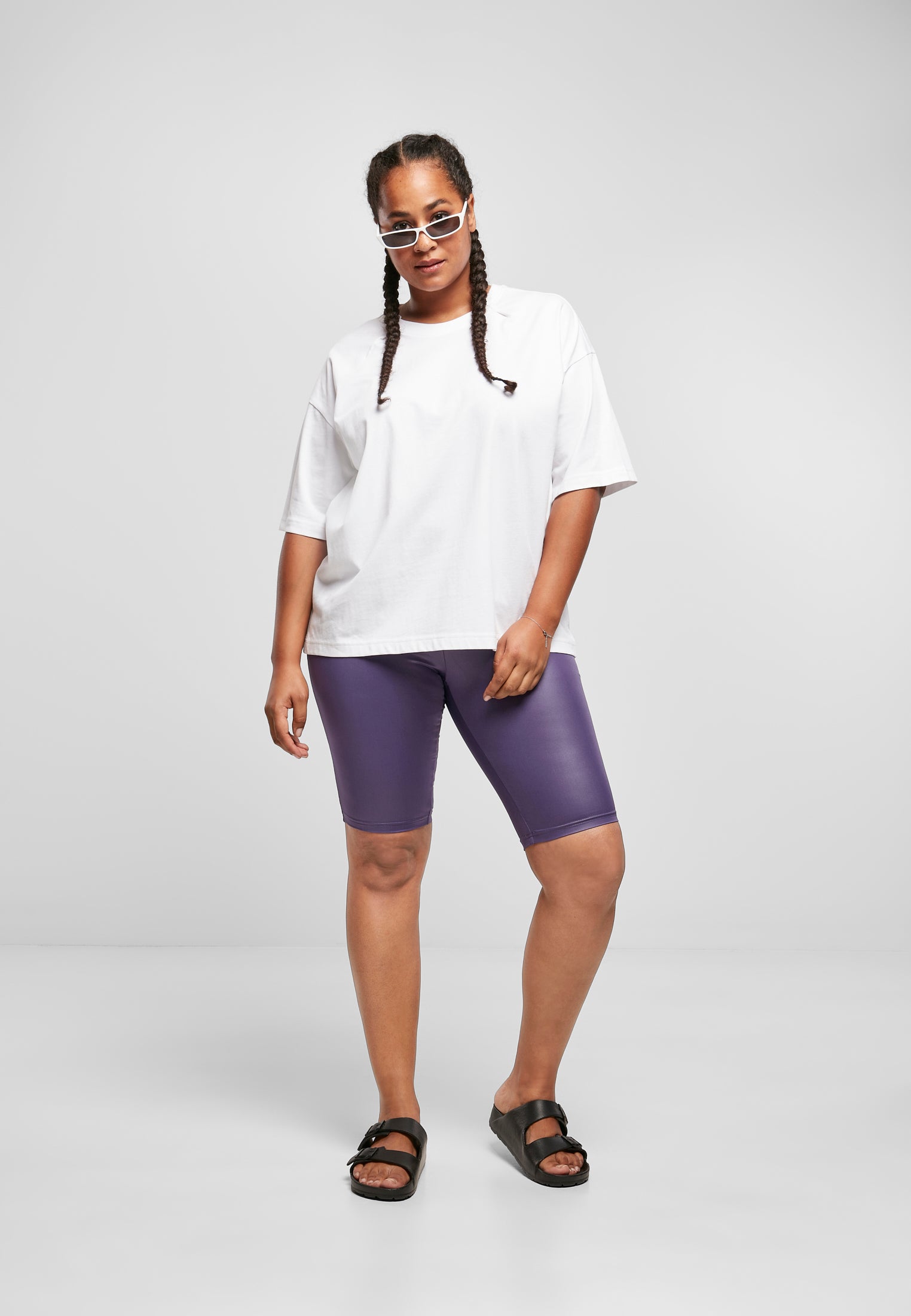 UC Synthetic Leather Cycle Shorts