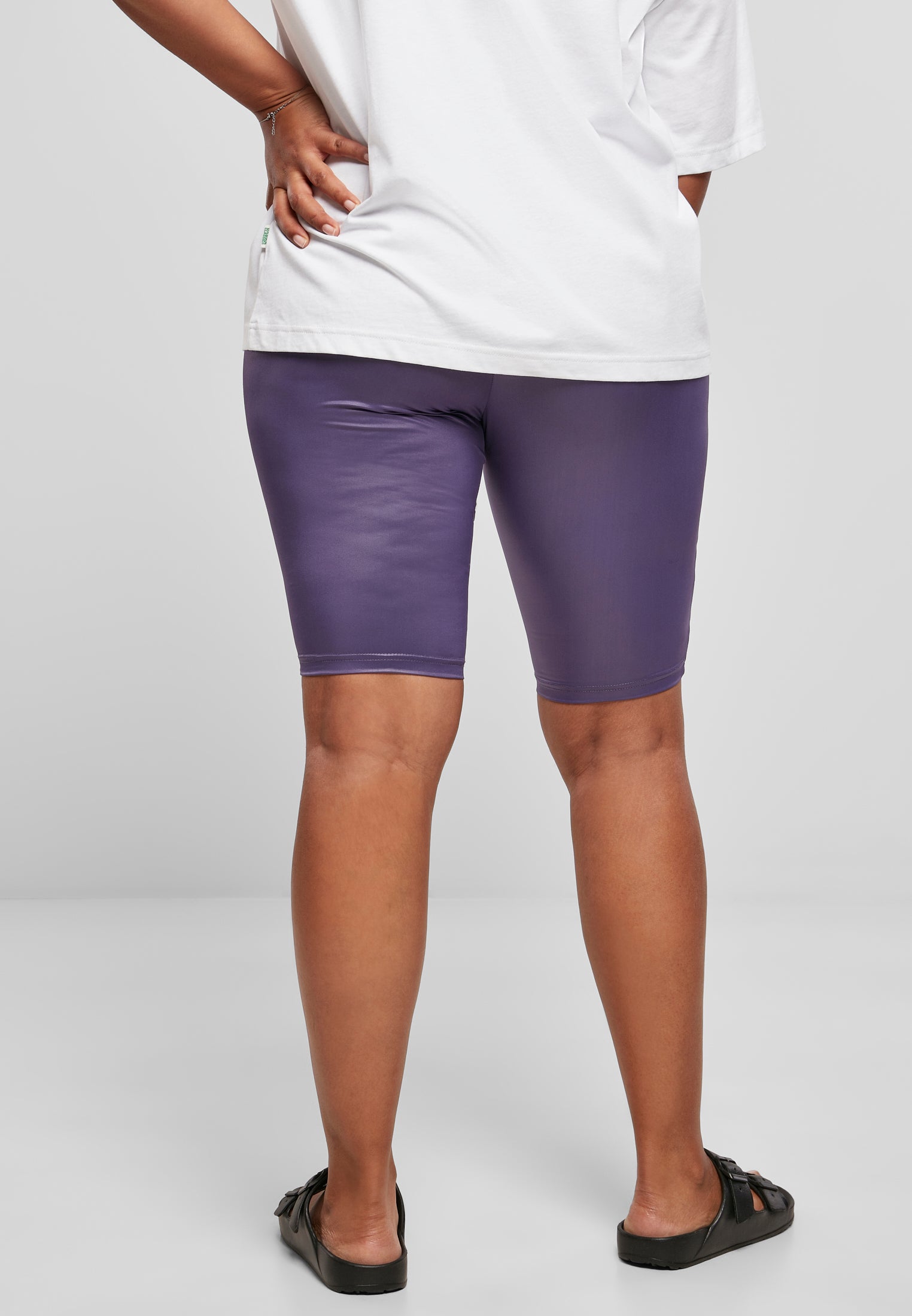 UC Synthetic Leather Cycle Shorts