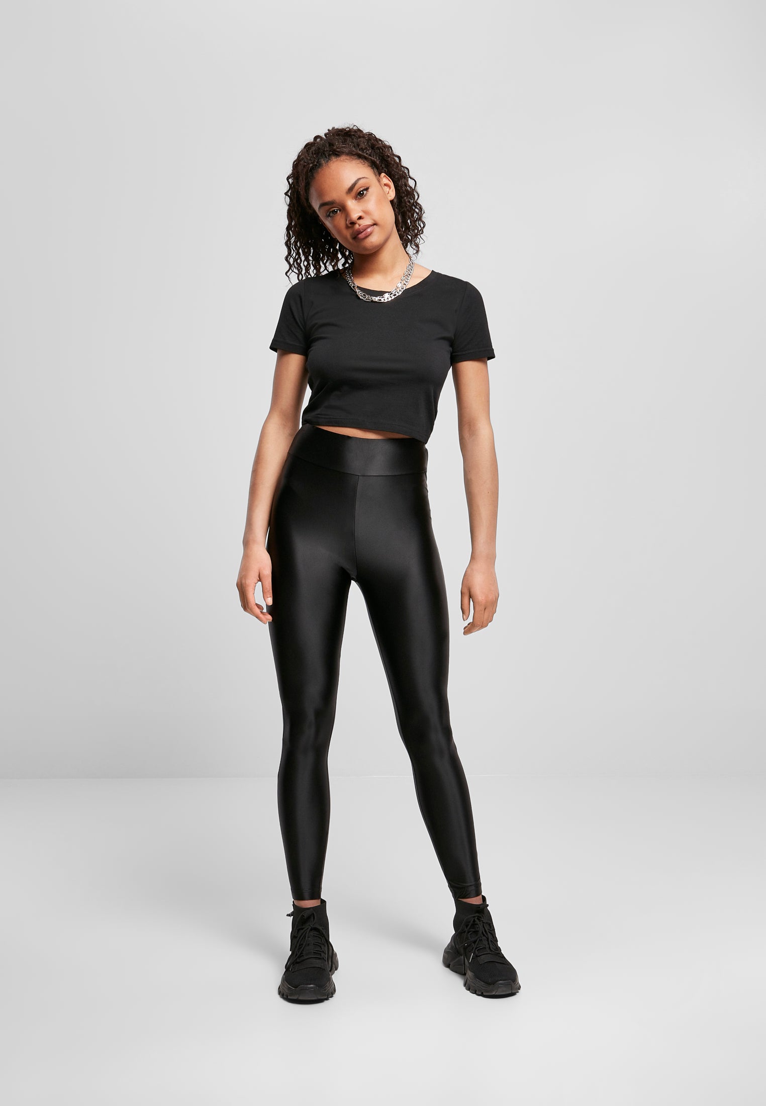 UC High Waist Shiny Metallic Leggings