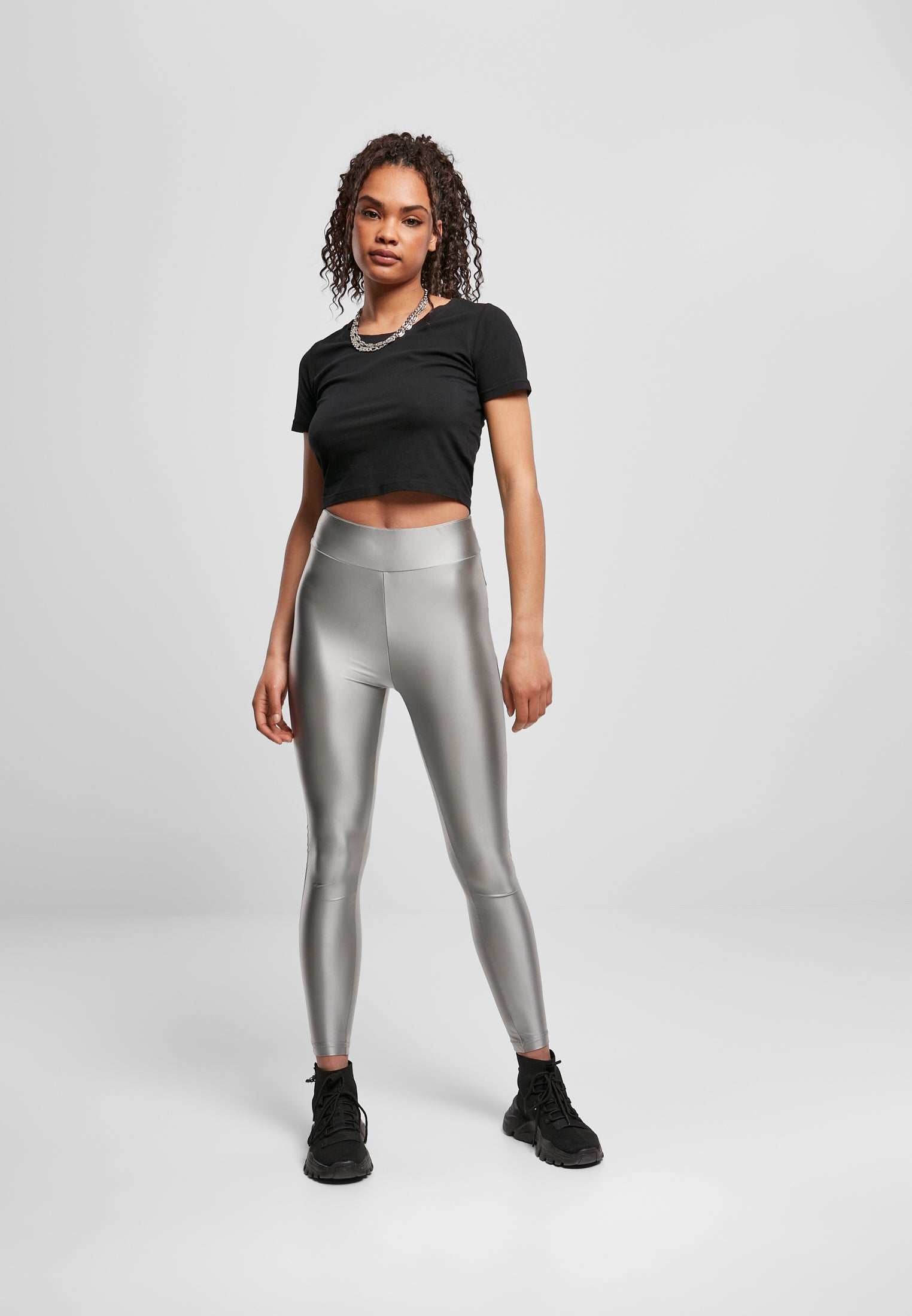 UC High Waist Shiny Metallic Leggings