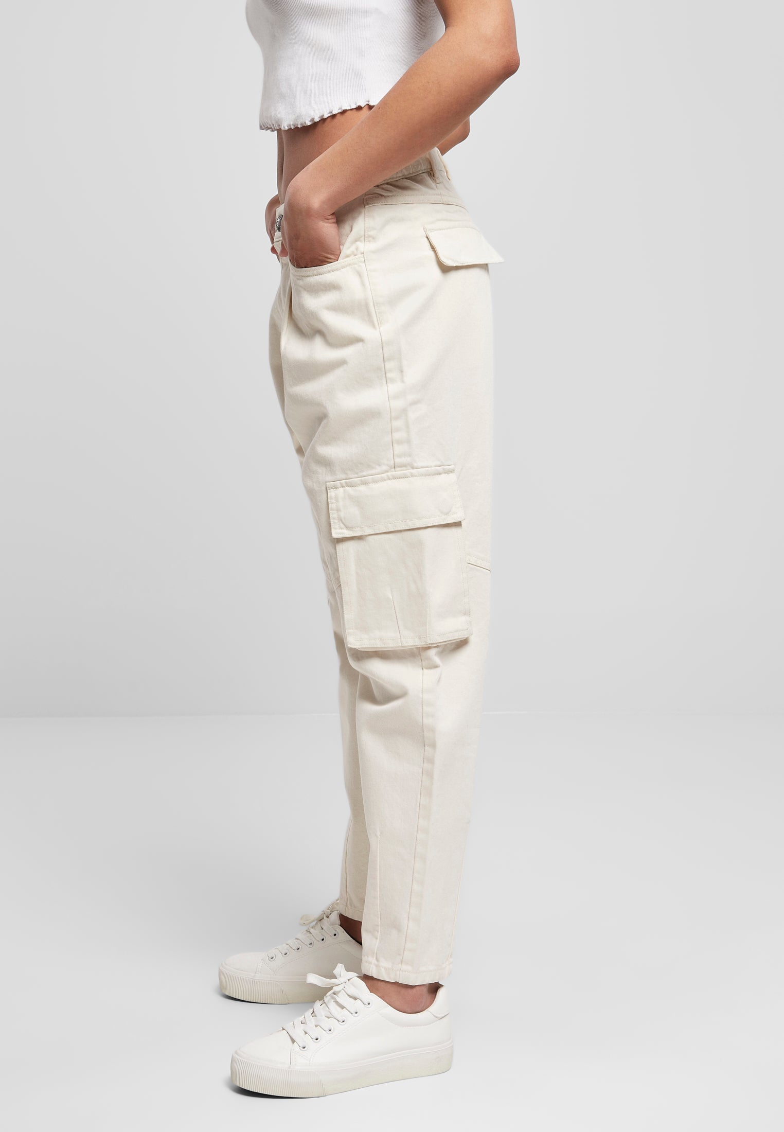 Dámské kalhoty Ballon Fit Cargo Twill whitesand 29