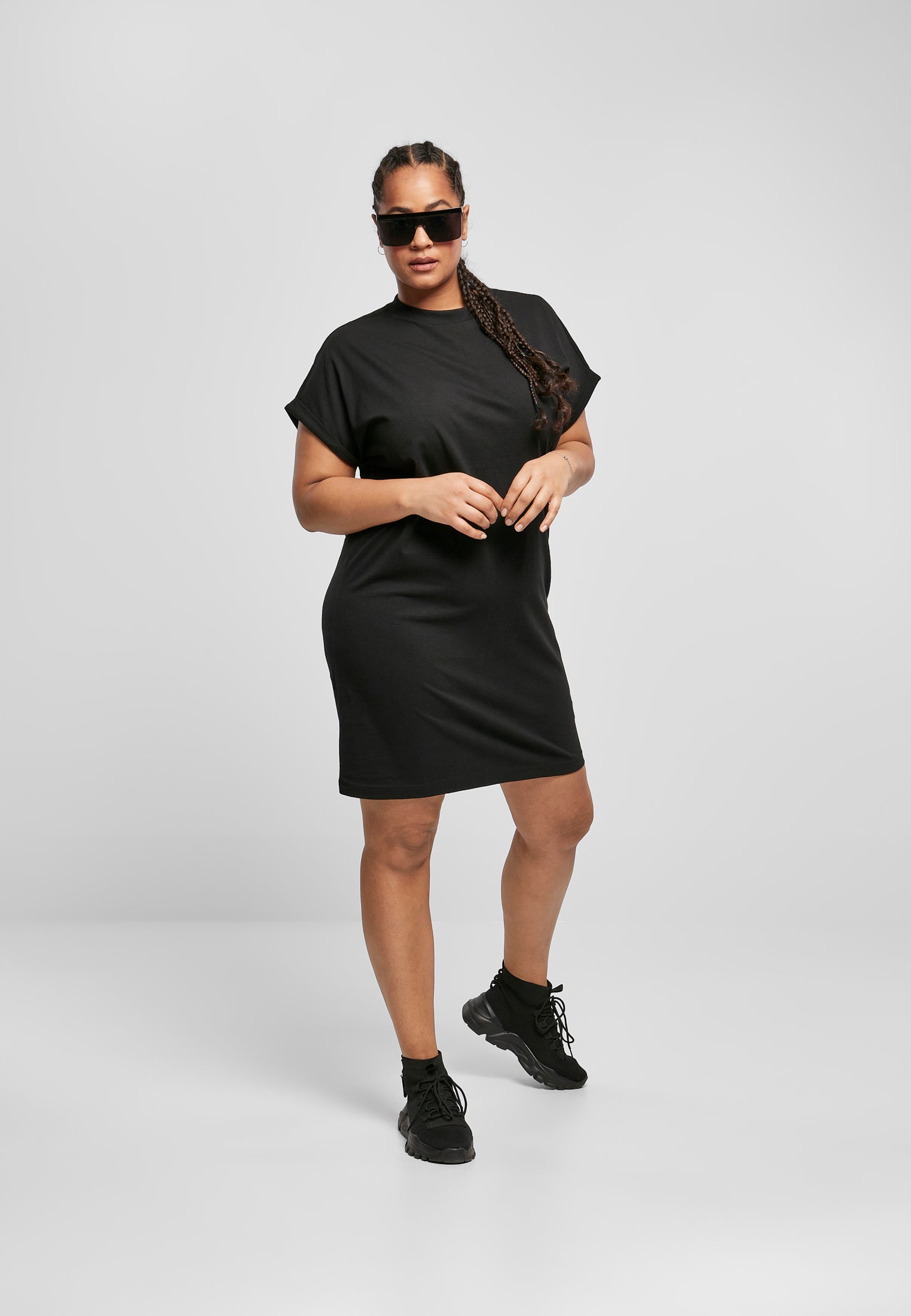 Abito T-shirt con maniche tagliate in cotone biologico UC