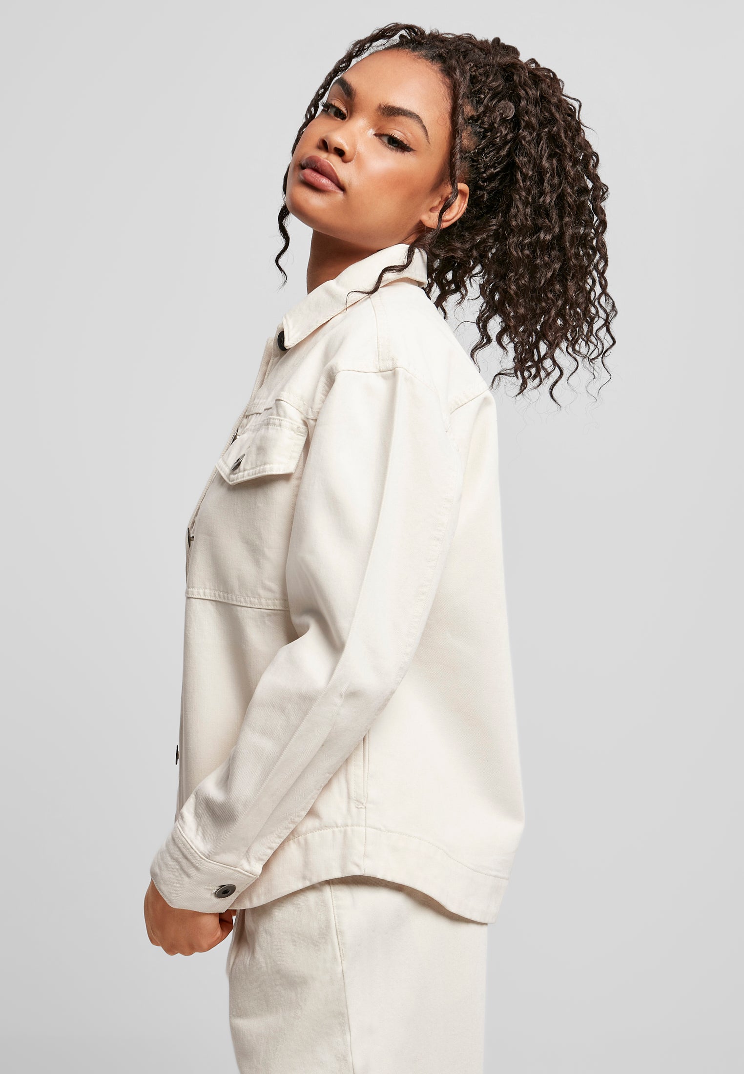 UC Ladies Oversized Shirt Jacket