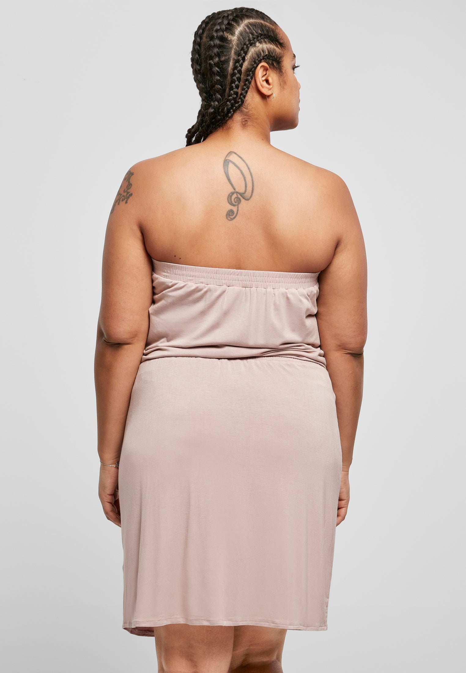 UC Viskose Kurzes Bandeau-Kleid