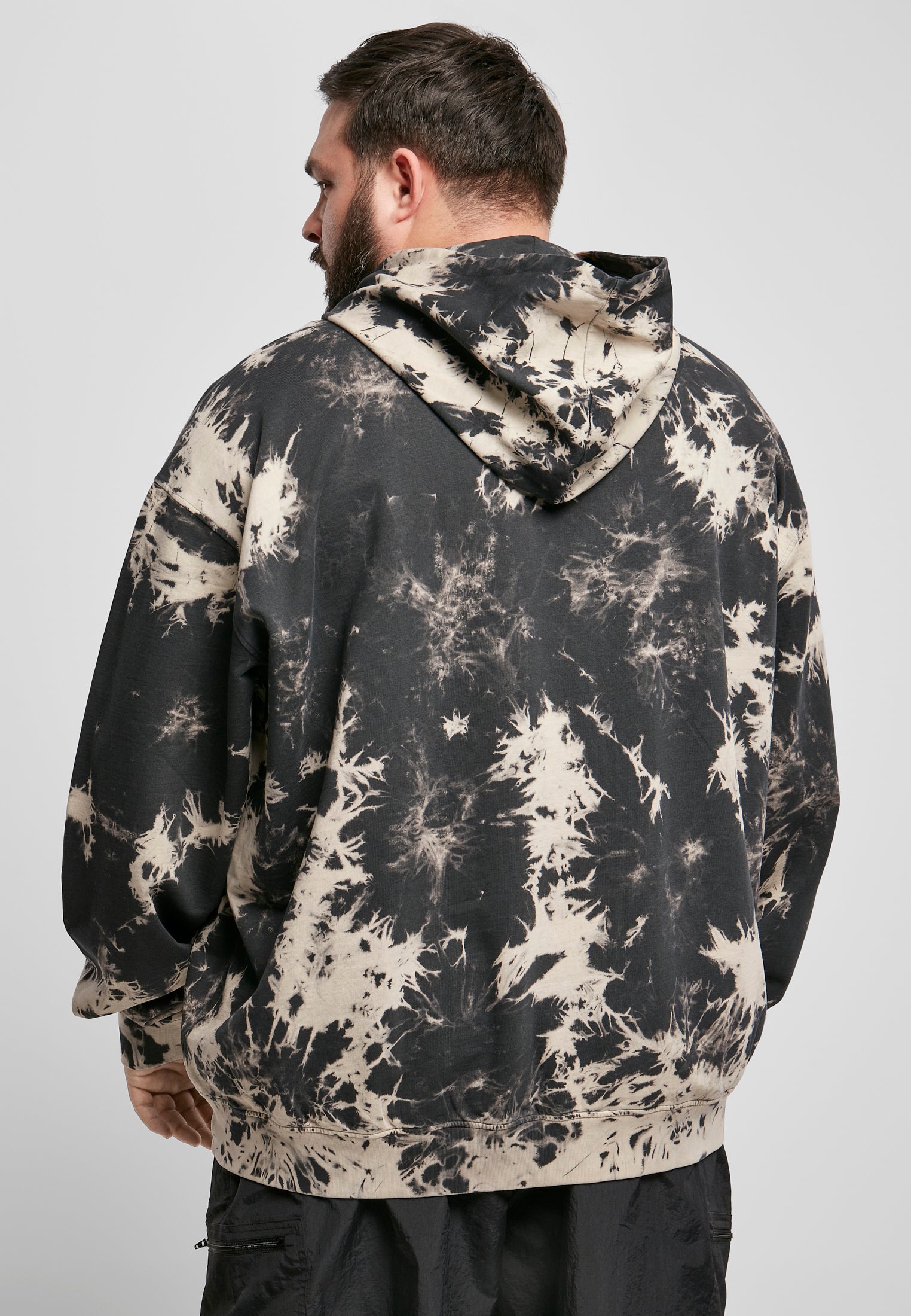 Felpa con cappuccio sbiancata UC