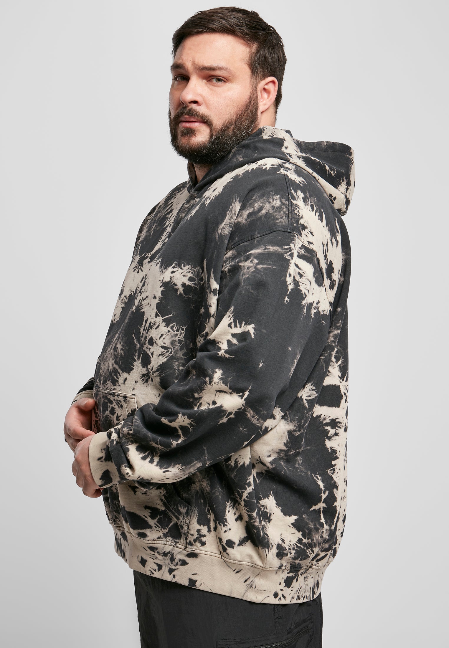 Felpa con cappuccio sbiancata UC