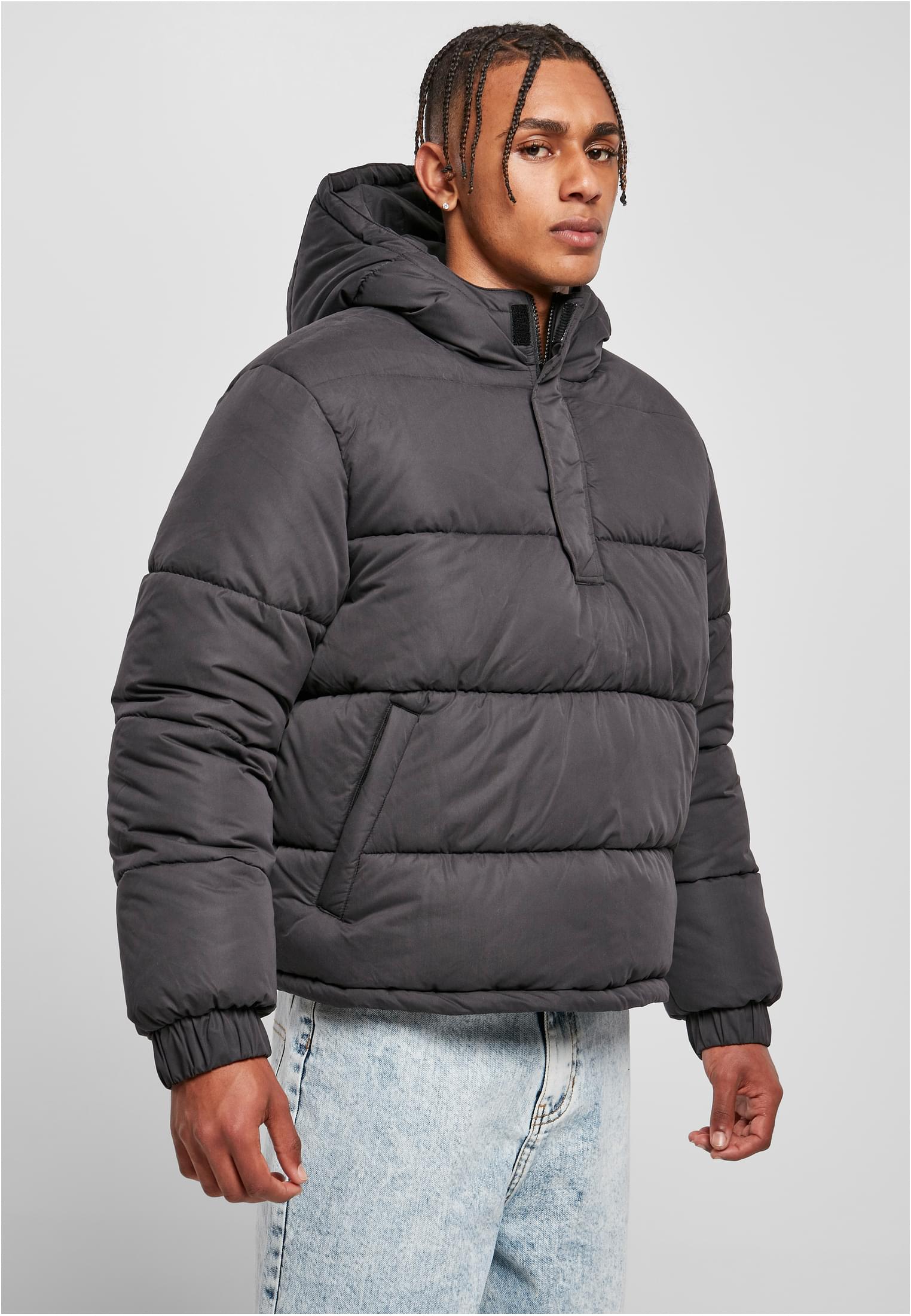 UC Hooded Cropped Pull Over Jacket