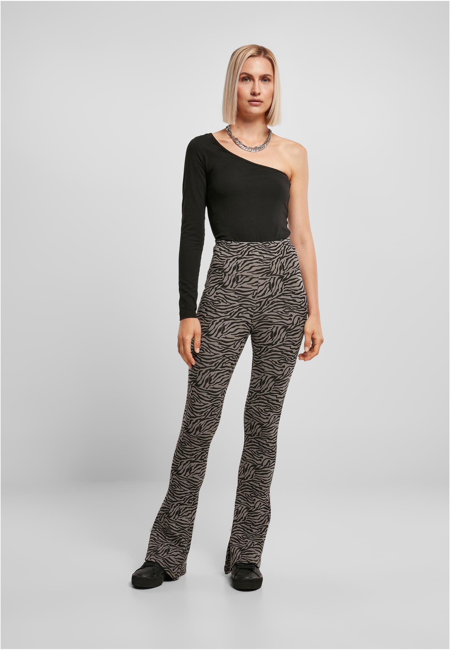 Leggings a vita alta con motivo zebrato UC