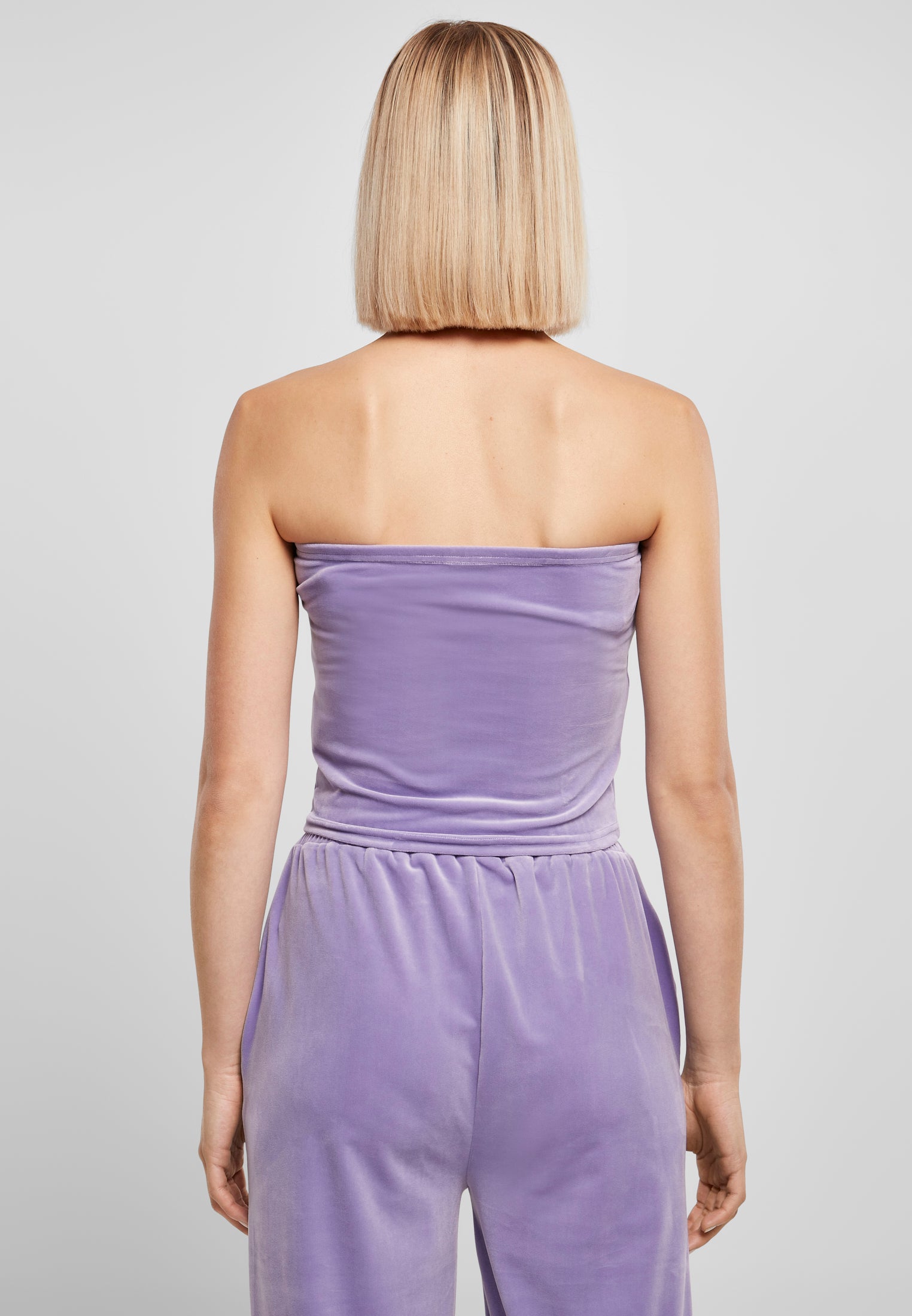 UC Krótki aksamitny top tuba