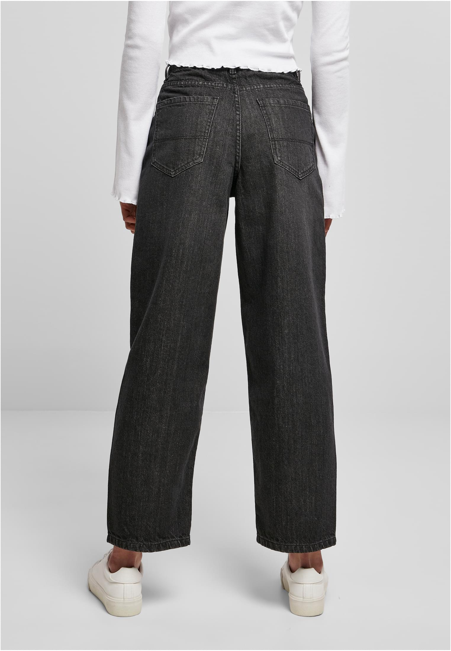 Pantaloni in denim a vita alta e gamba larga UC