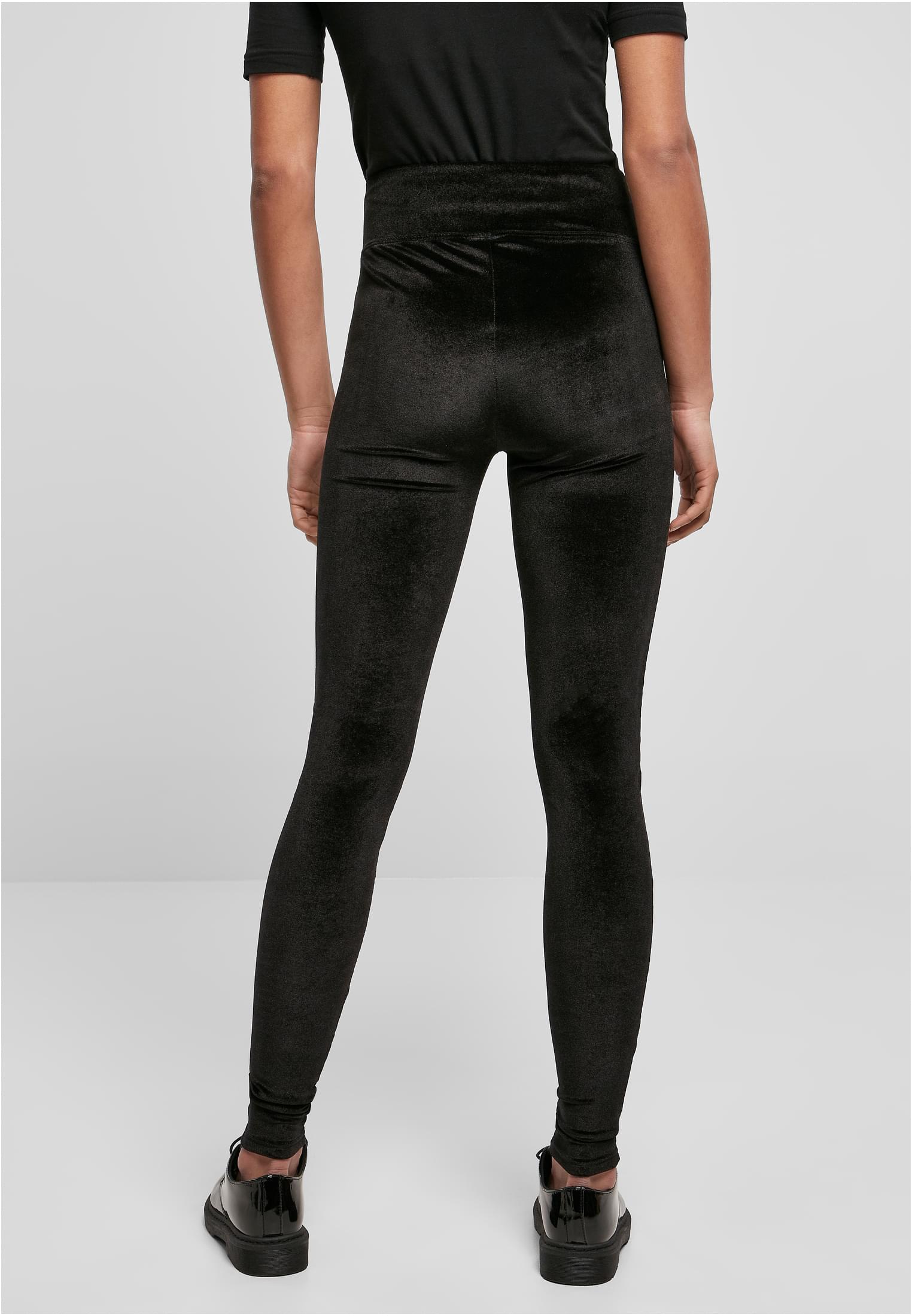 Leggings in velluto a vita alta UC