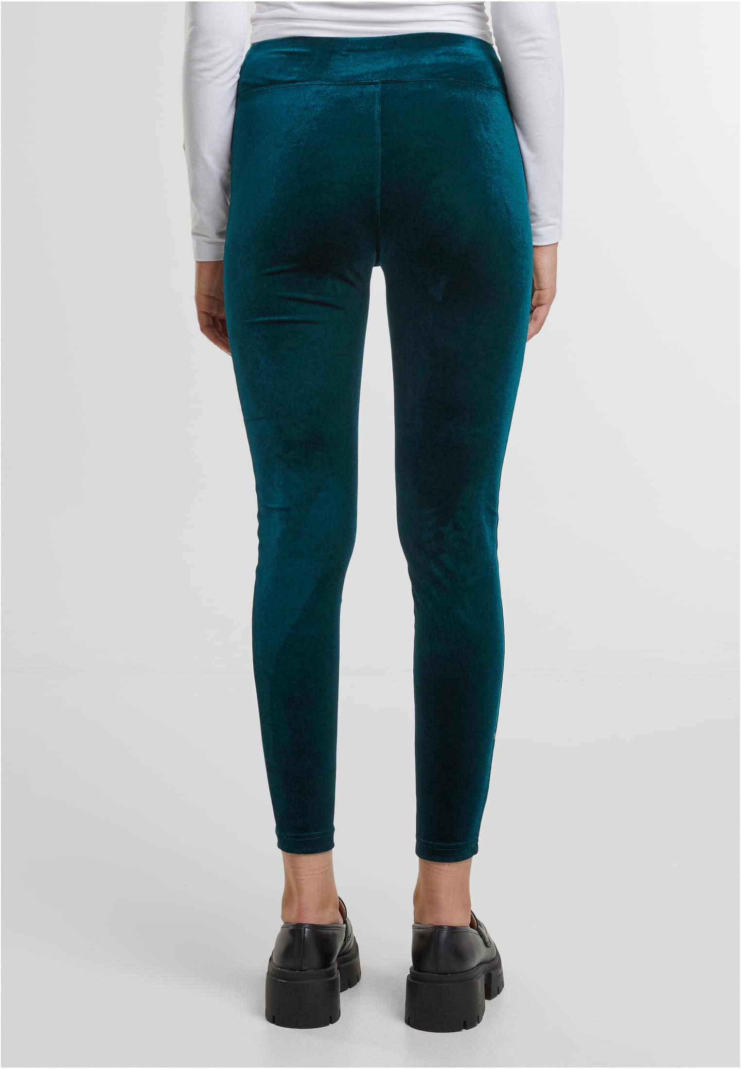 Leggings in velluto a vita alta UC