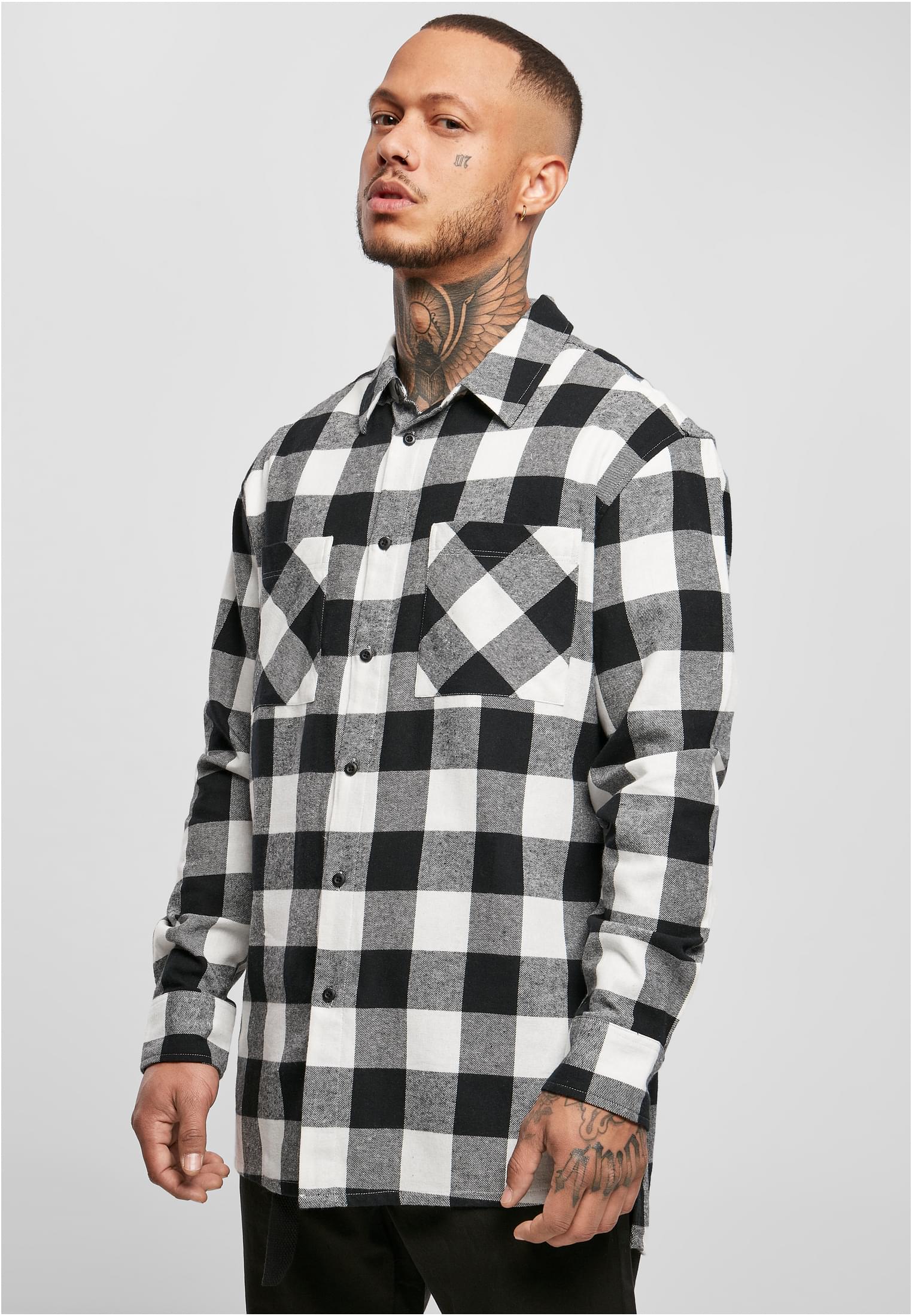 UC Long Oversized Checked Shirt