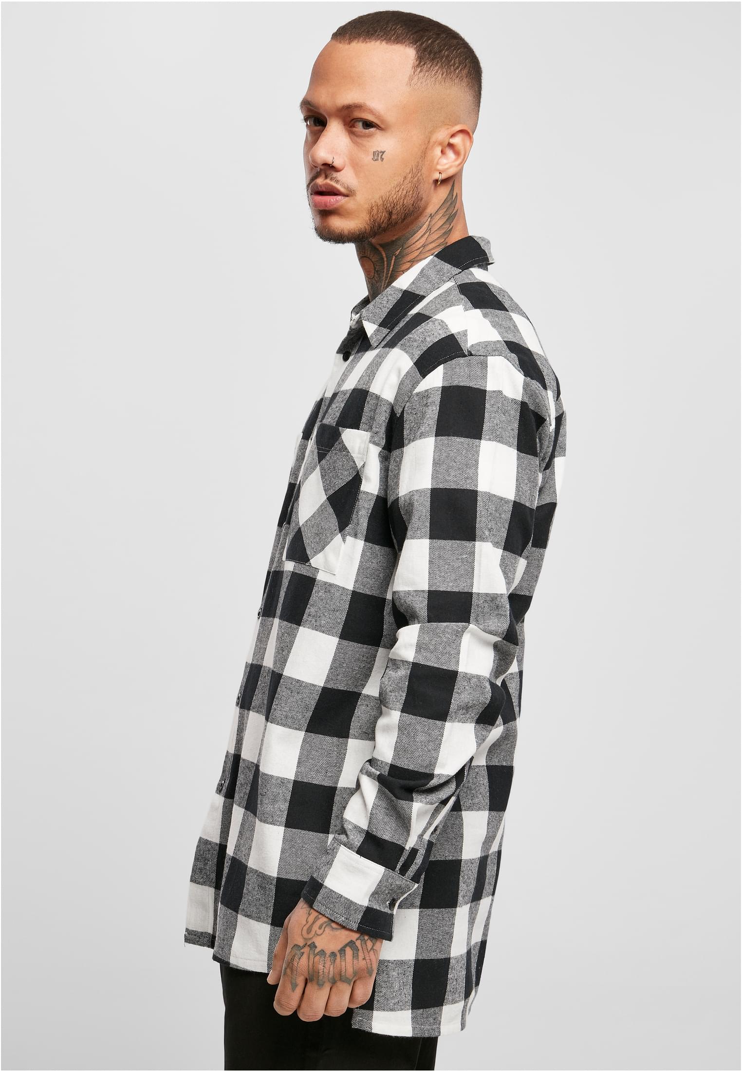 UC Long Oversized Checked Shirt