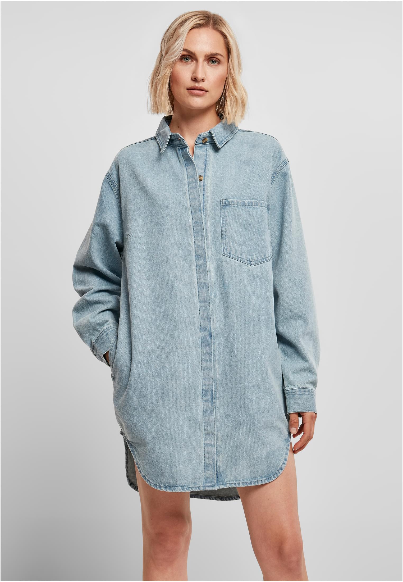UC Oversized Denim Shirt Dress
