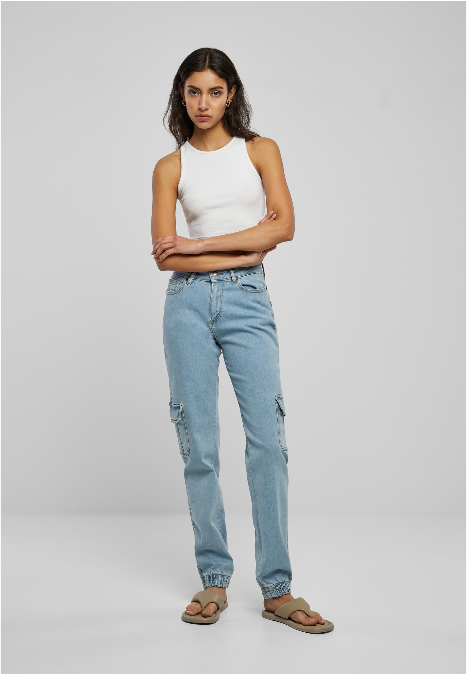 UC Organic Stretch Denim Cargo Pants