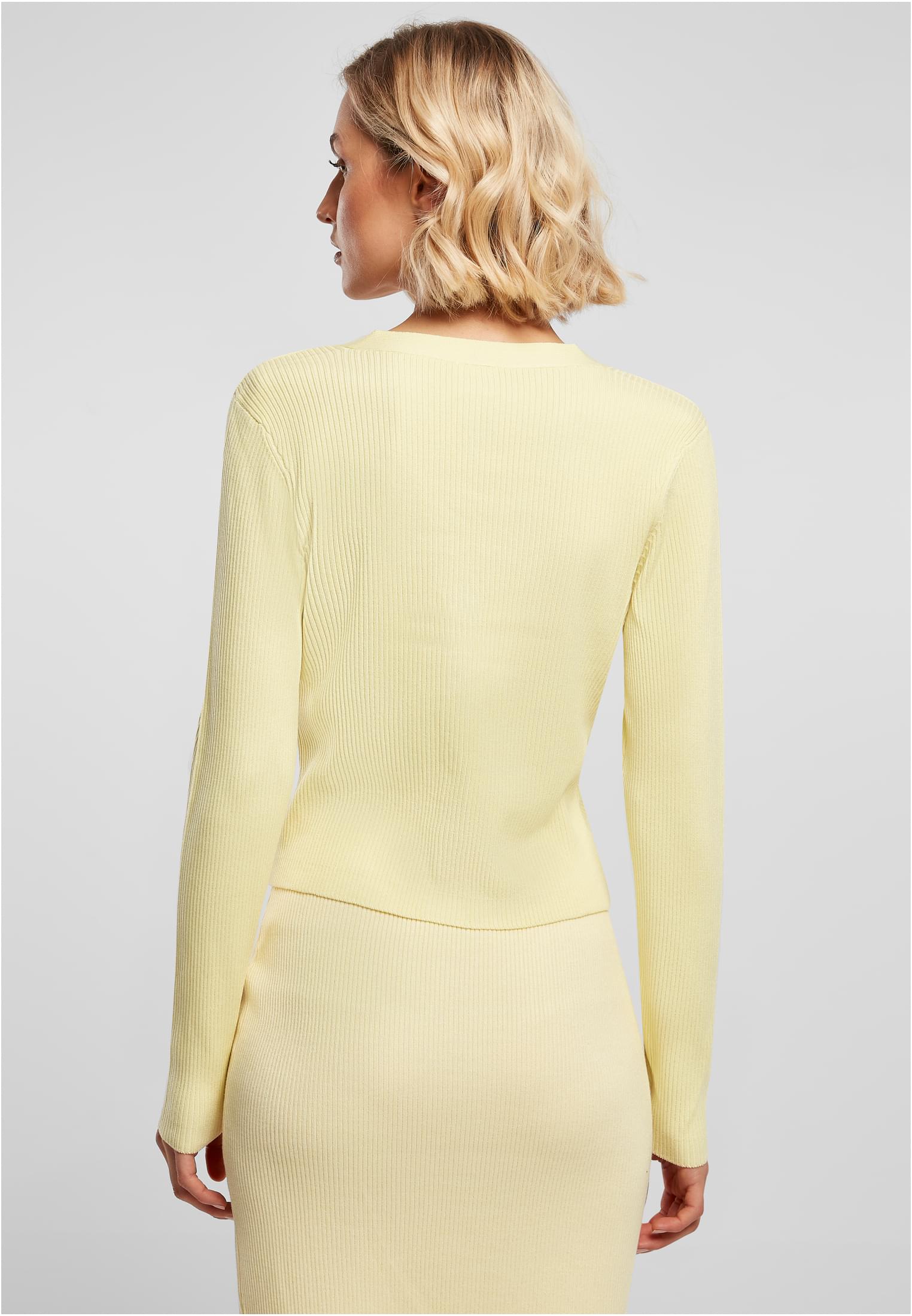 Cardigan in maglia a coste corte UC