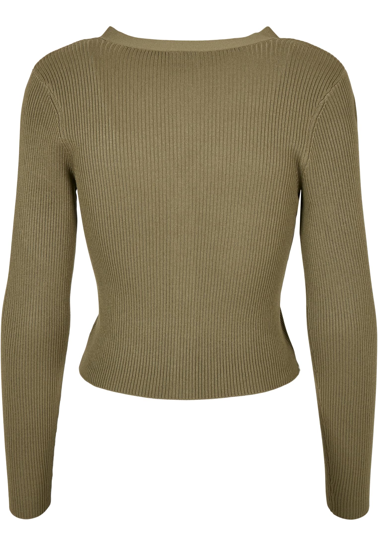 Cardigan in maglia a coste corte UC