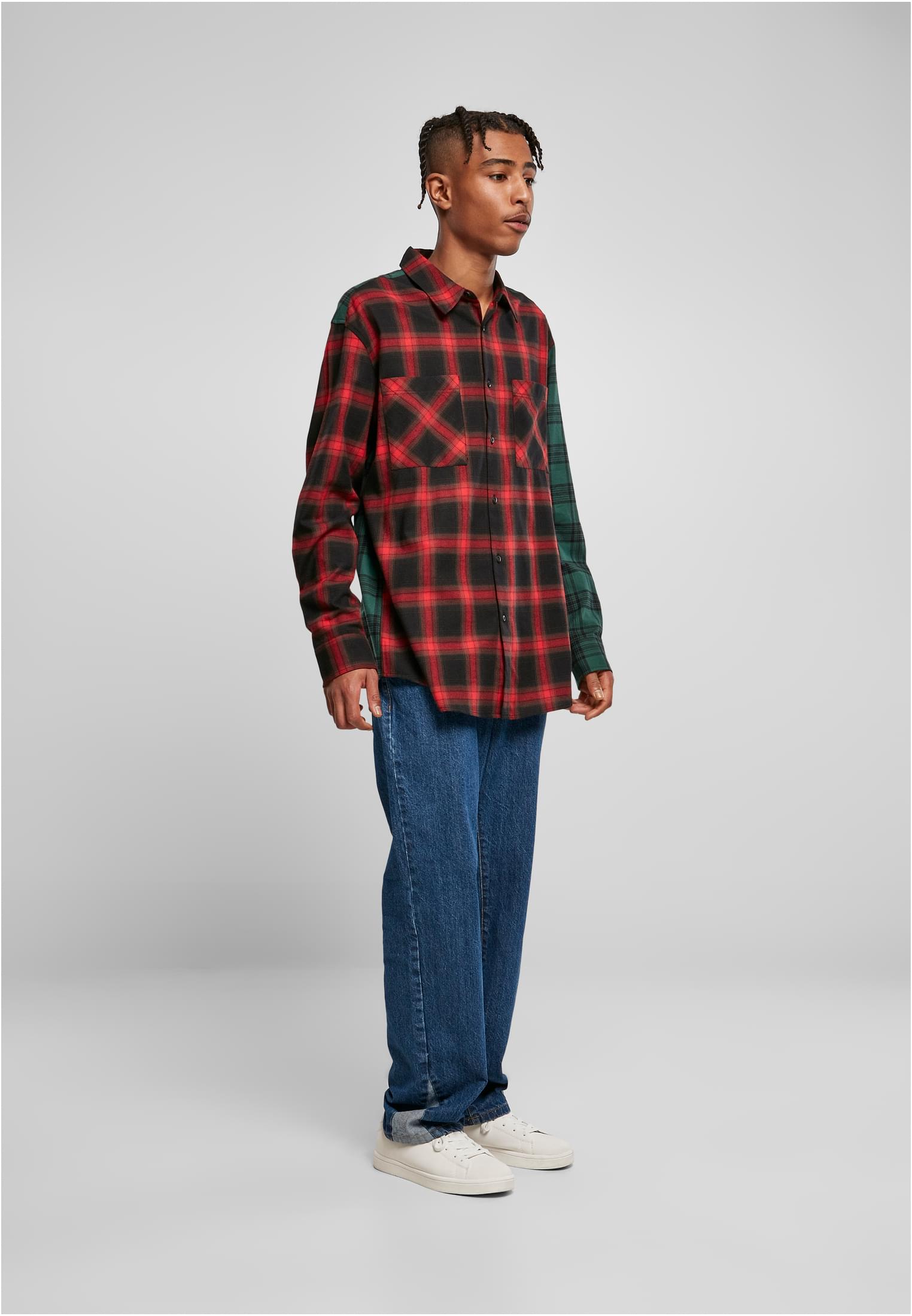 UC Oversized Mix Check Shirt