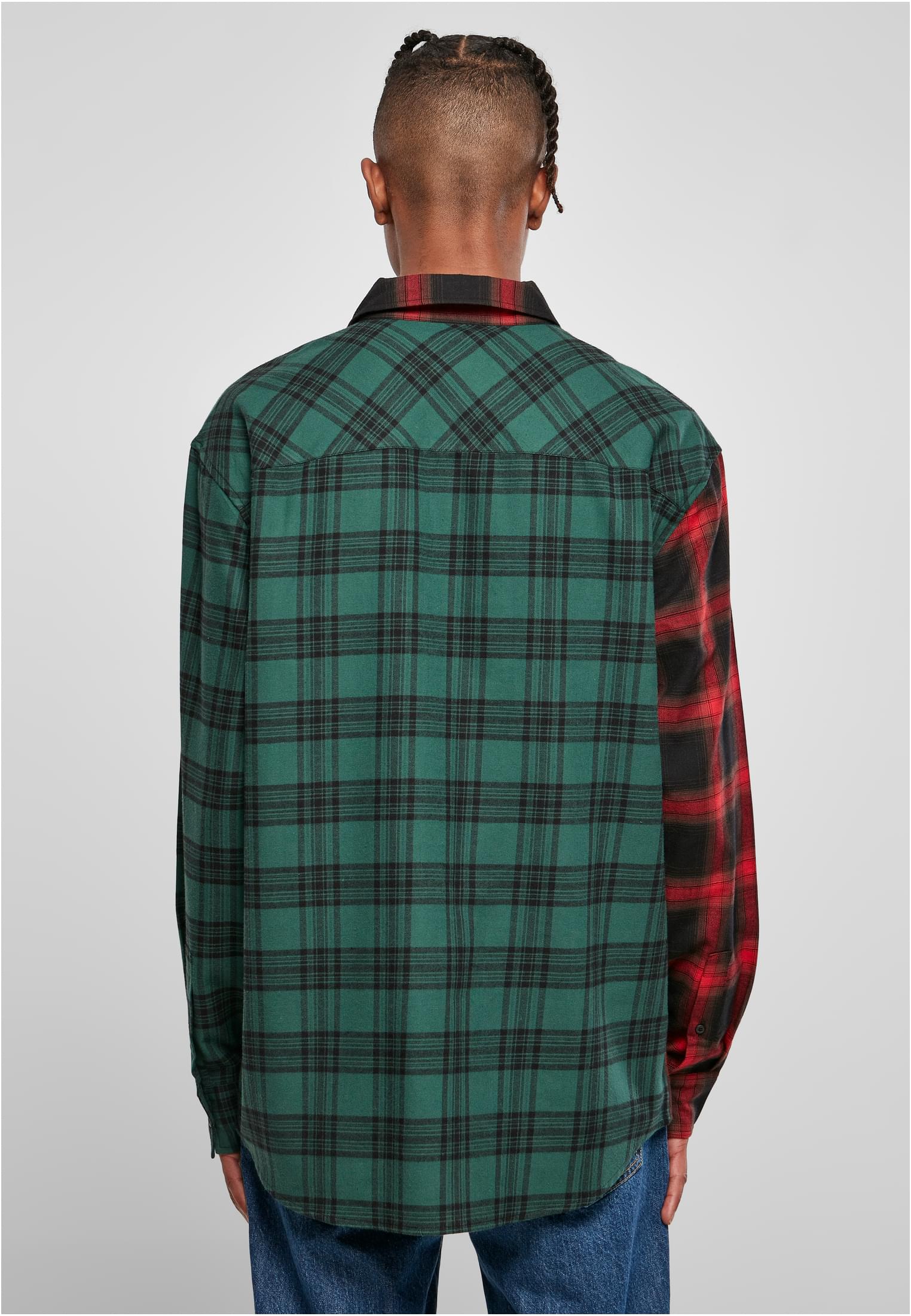 UC Oversized Mix Check Shirt
