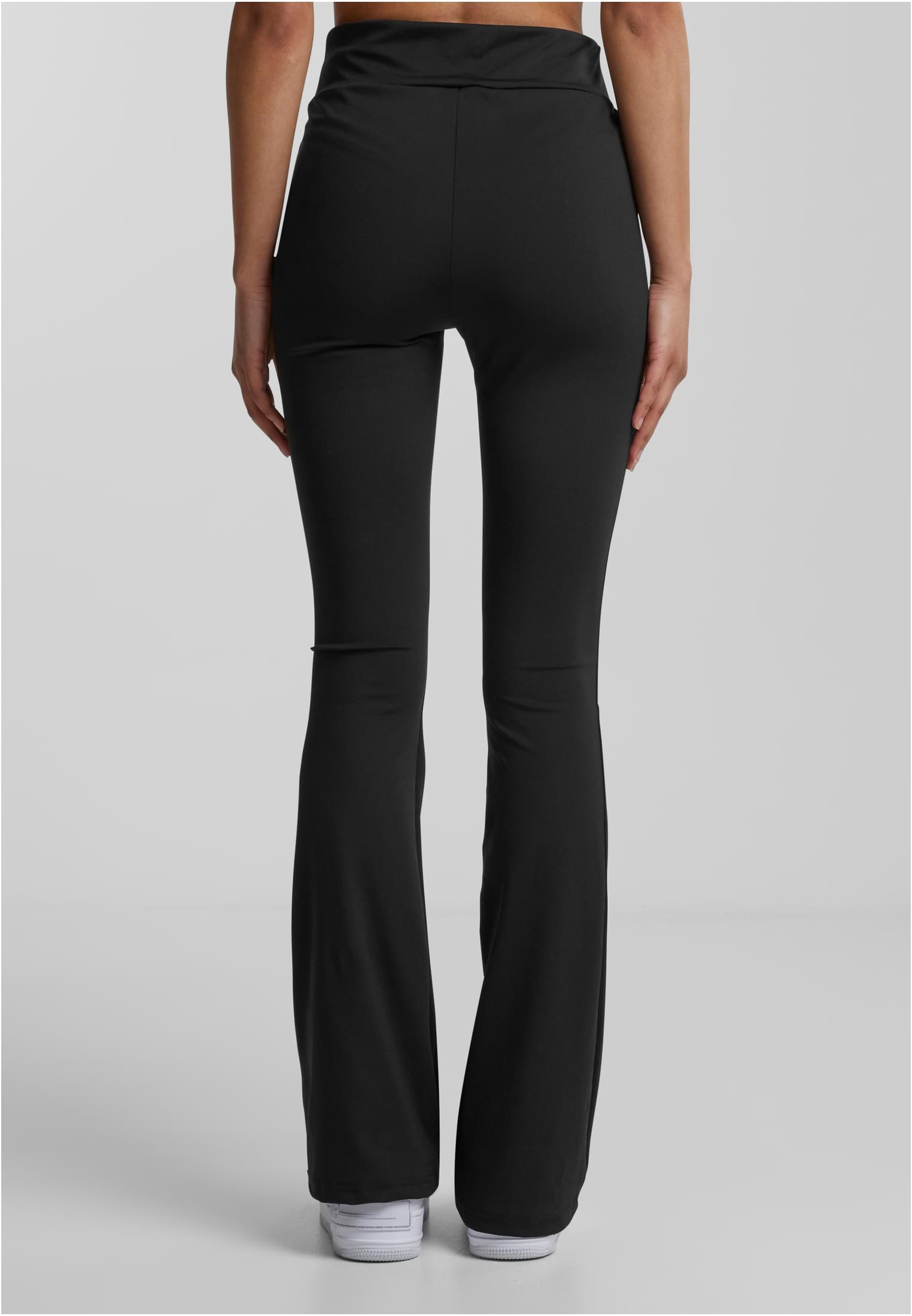 UC Geri Dönüştürülmüş Yüksek Bel Geniş Paça Tayt