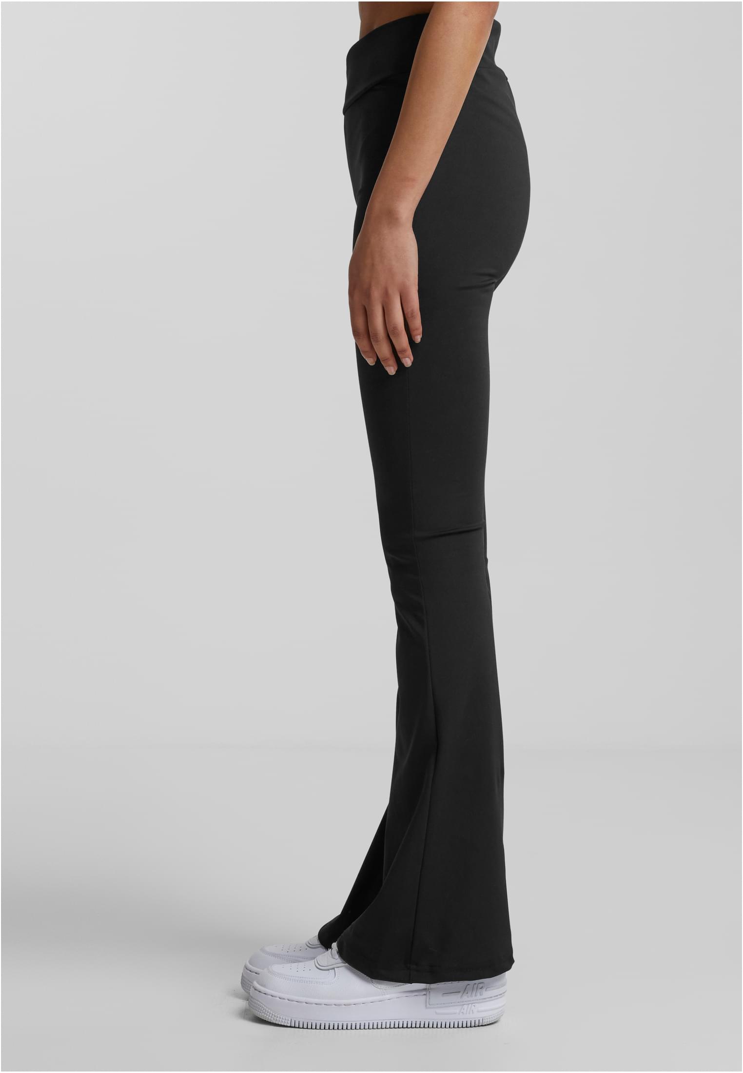 UC Geri Dönüştürülmüş Yüksek Bel Geniş Paça Tayt