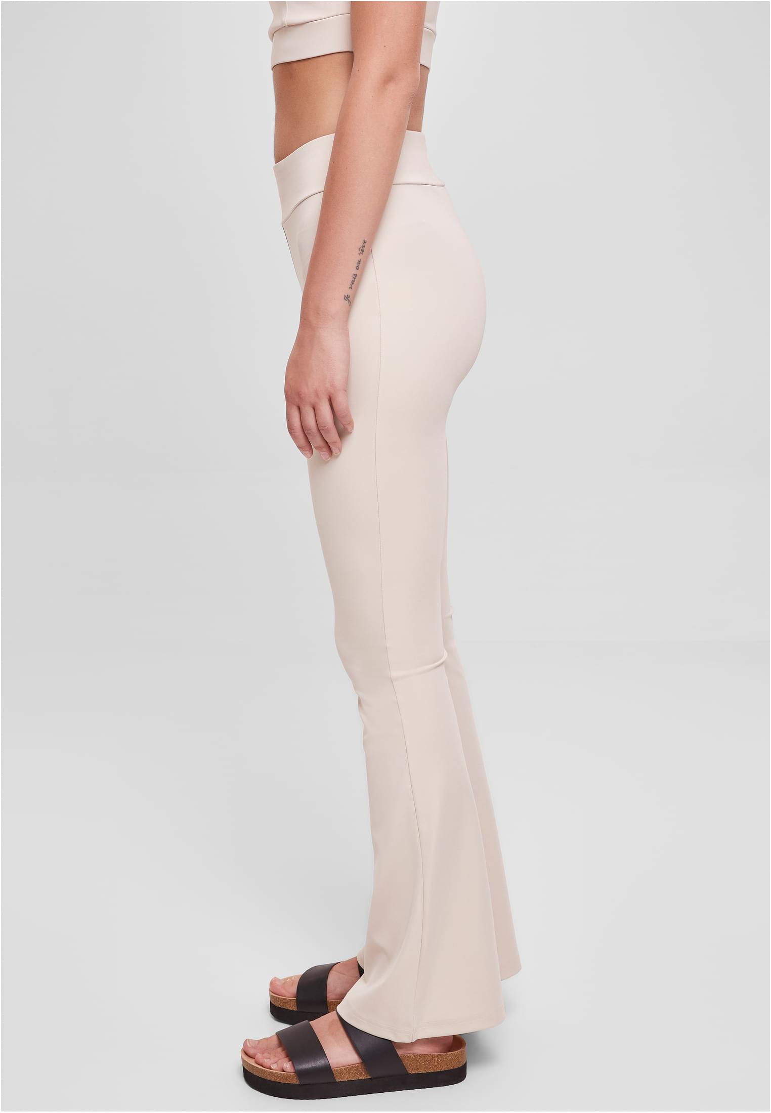 UC Geri Dönüştürülmüş Yüksek Bel Geniş Paça Tayt