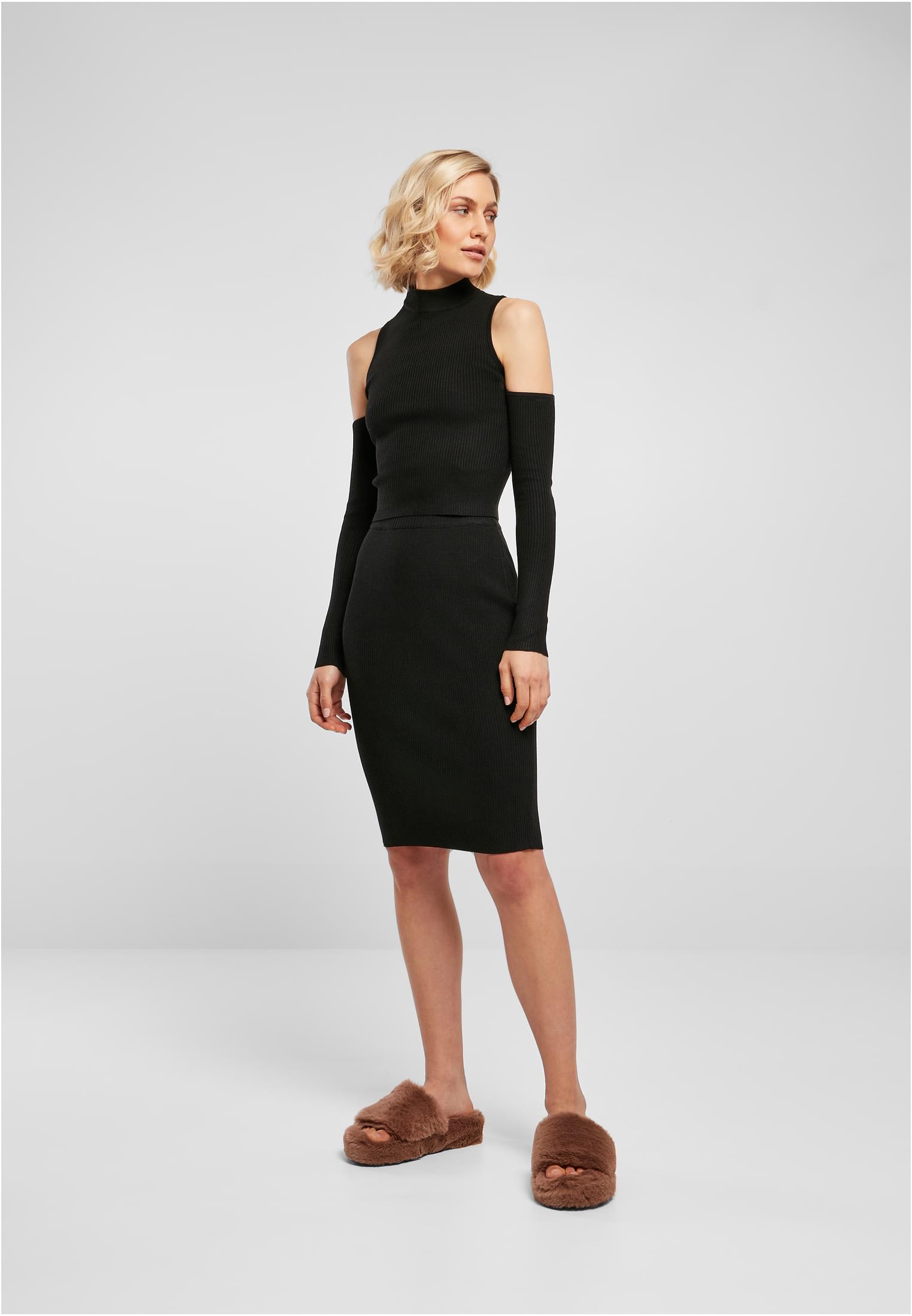 Bluza z długim rękawem UC Rib Knit z wycięciami