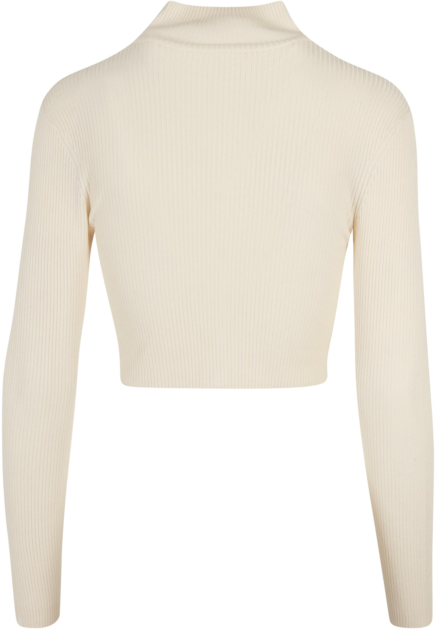 UC Cropped Rib Knit Zip Cardigan