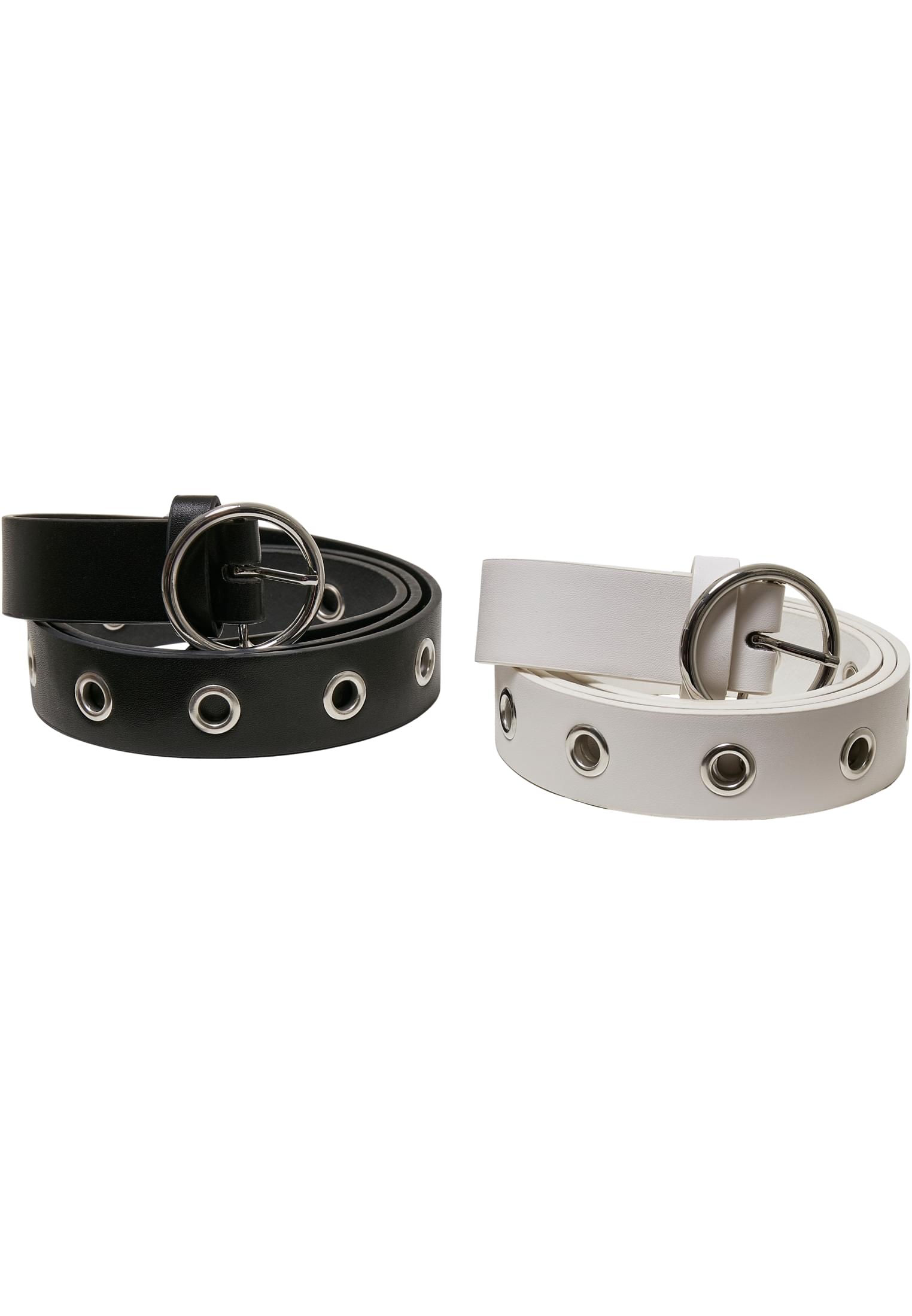 UC Synthetic Leather Eyelet Belt 2-Pack