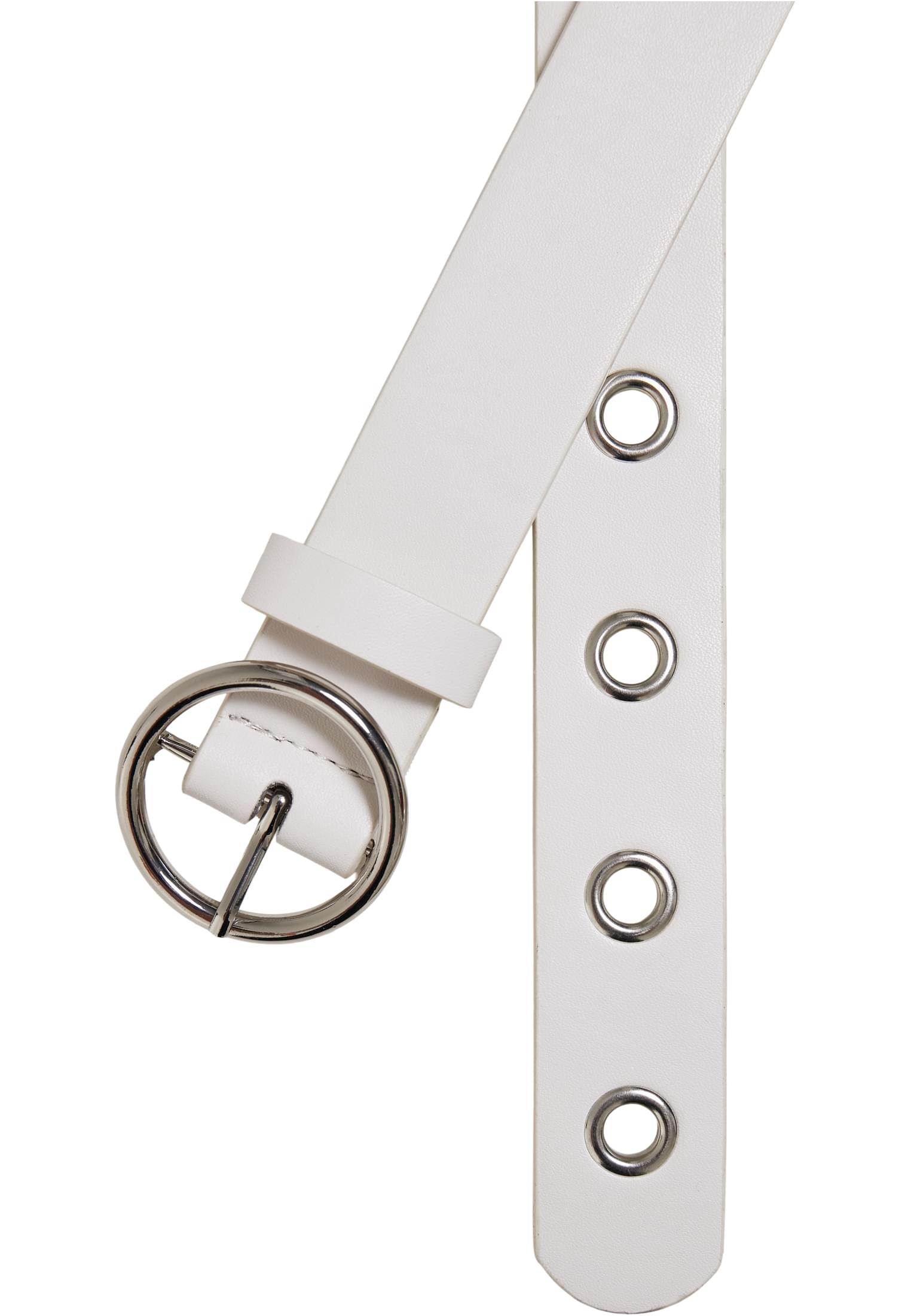 Cintura con occhielli in pelle sintetica UC, confezione da 2