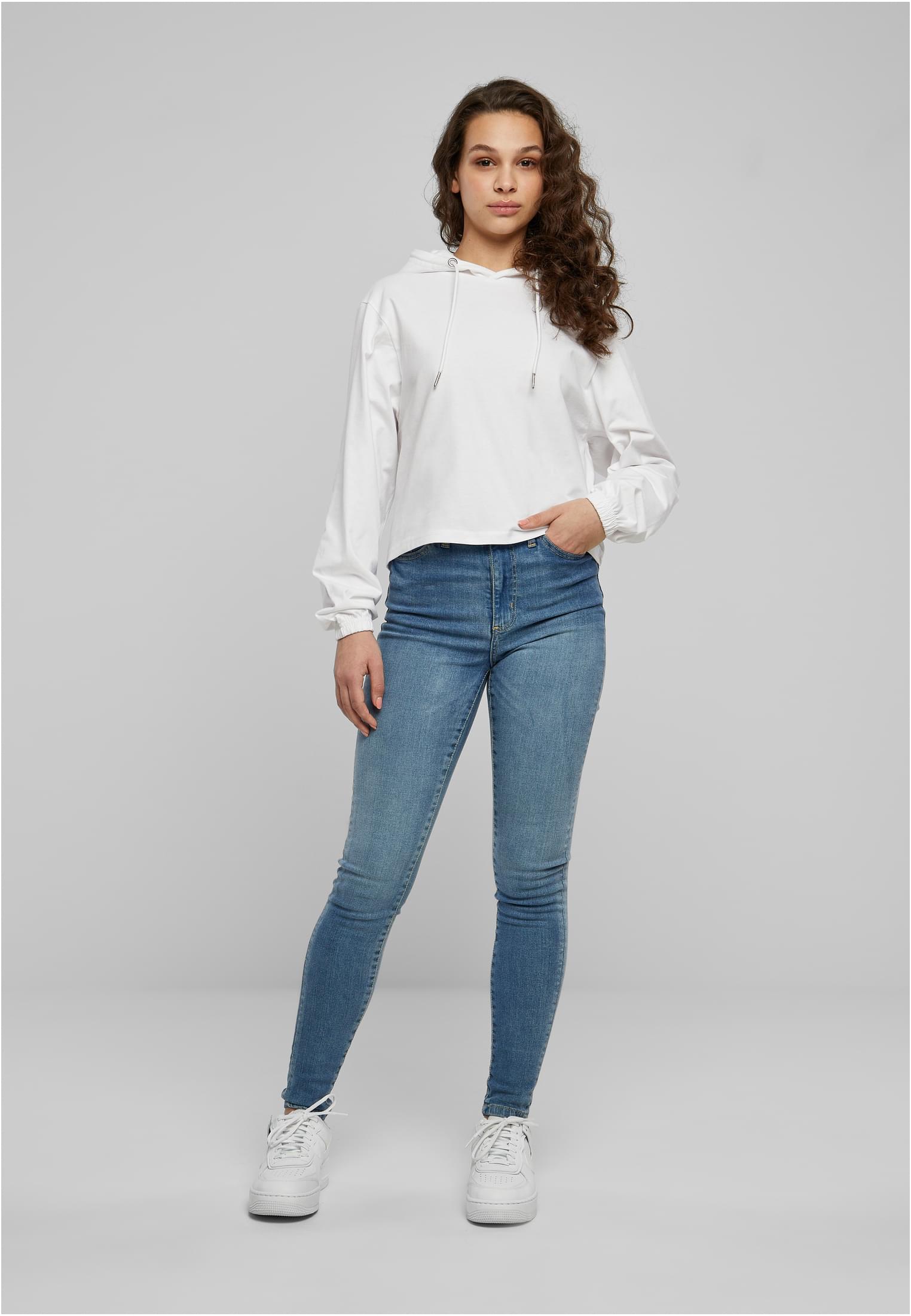 Felpa con cappuccio corta pesante UC