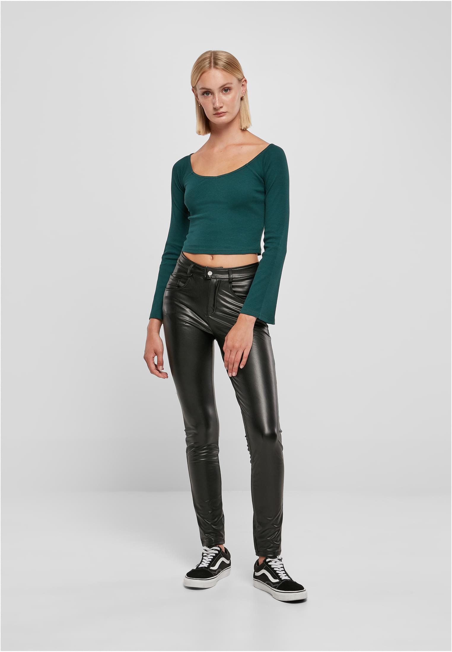 UC Short Rib Langermet bred V-hals