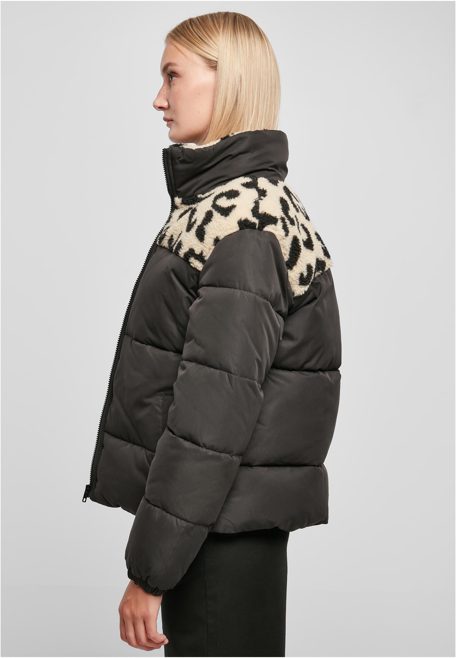 UC AOP Sherpa Mixed Puffer Jacket