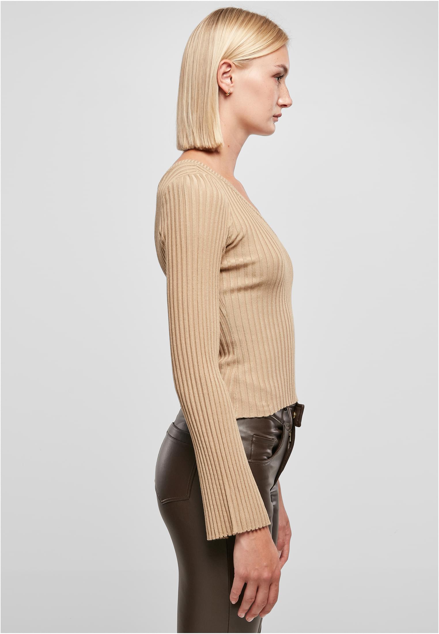 UC Short Rib Knit One-Sleeve Genser