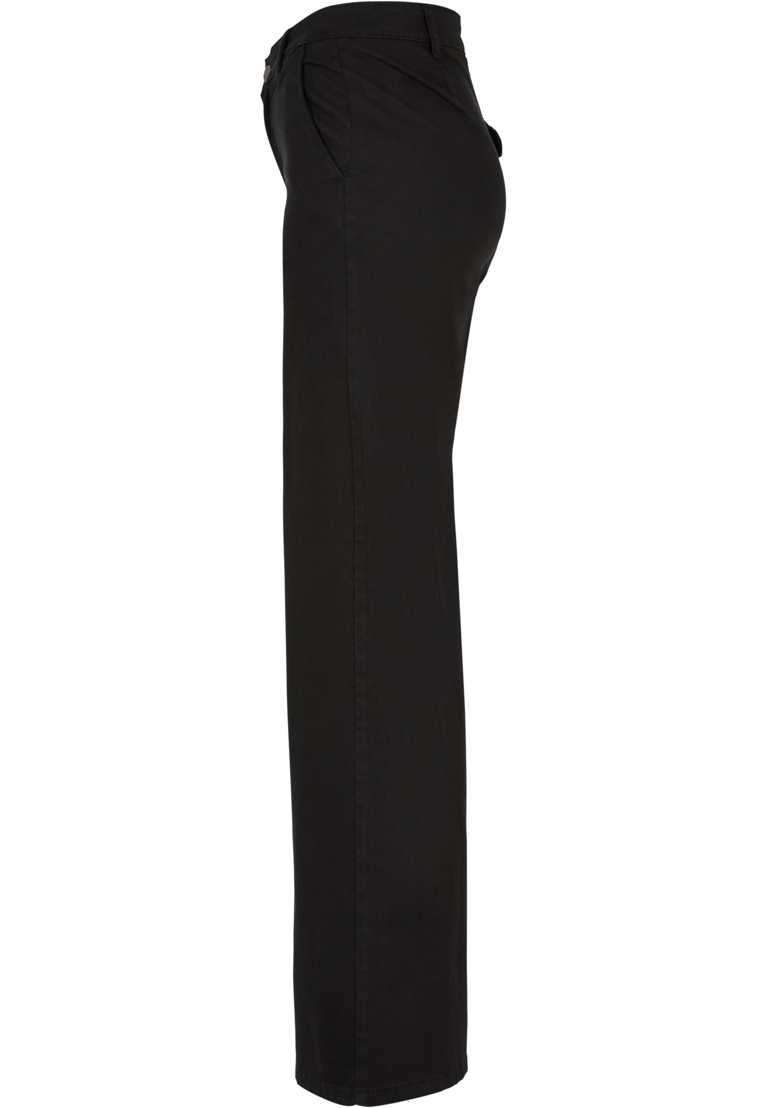 UC Chinobukser med høy midje og brede ben