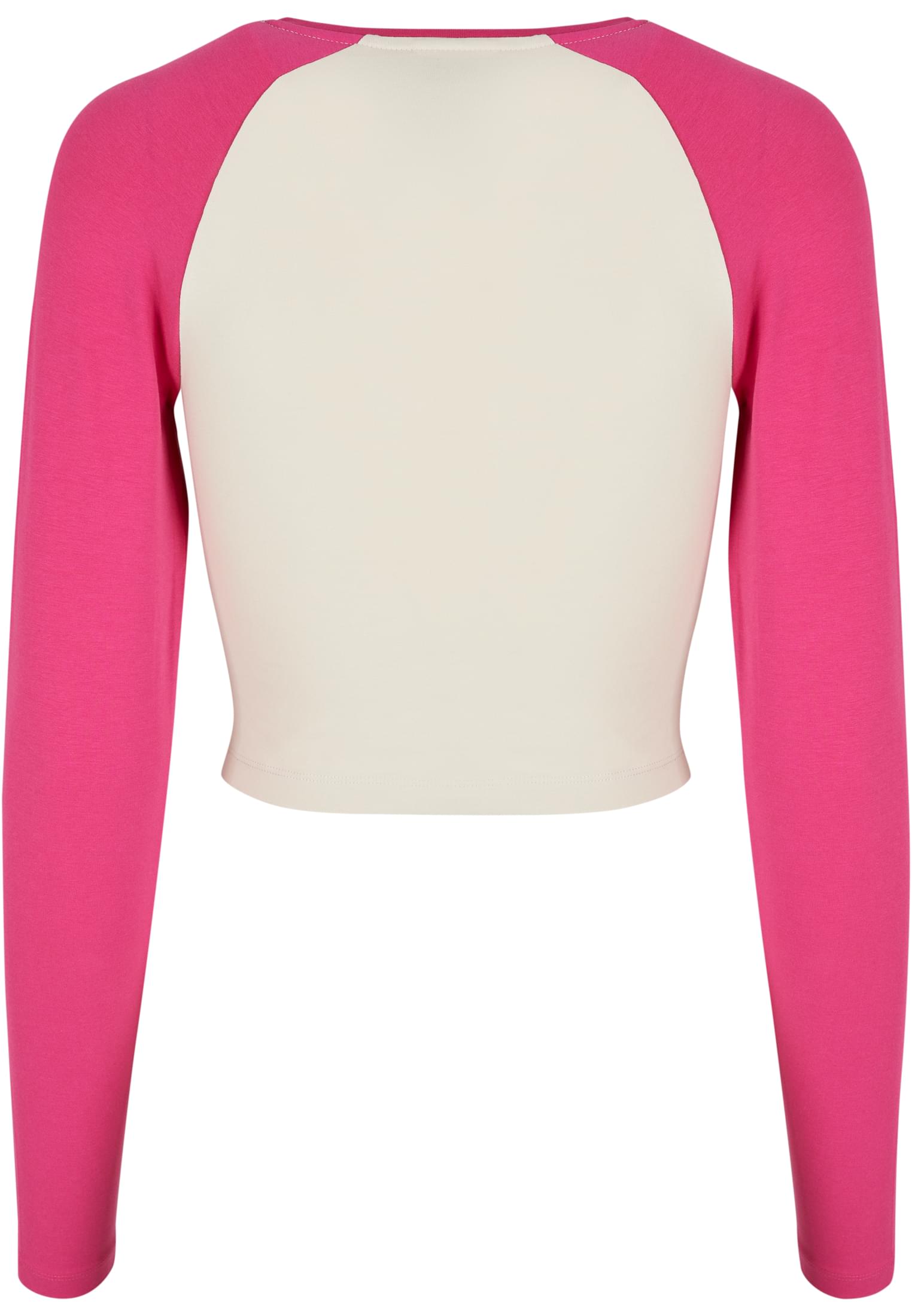 UC Organic Cropped Retro Baseball Longsleeve