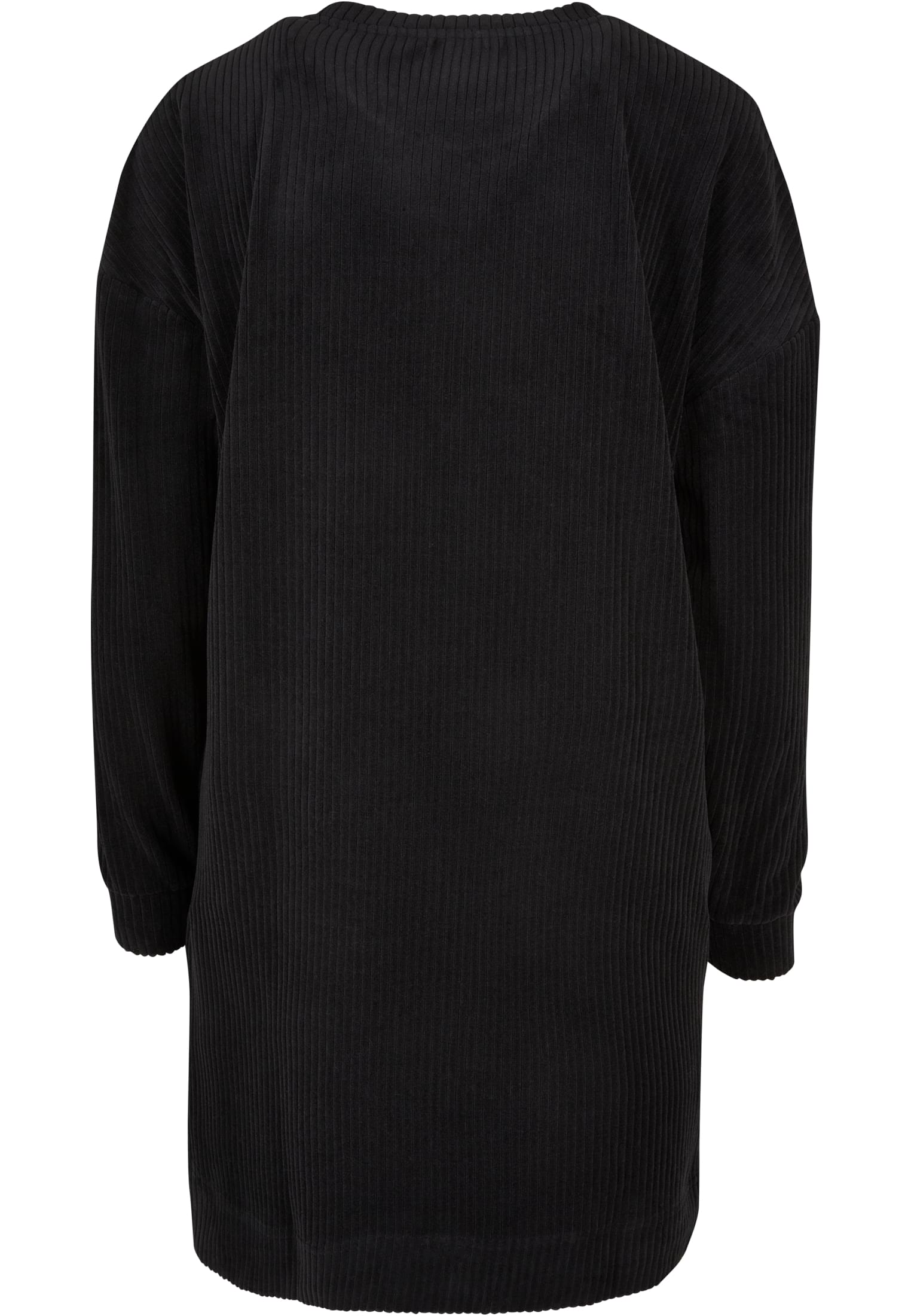 Abito da donna in velluto a coste nero XXL