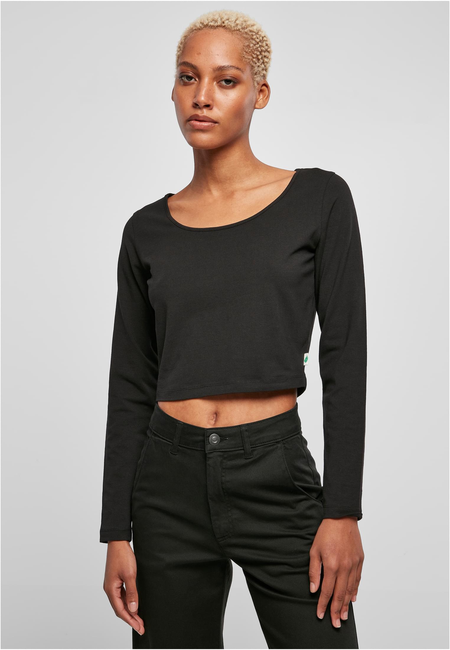 UC Organic Wide Neck Cropped Longsleeve
